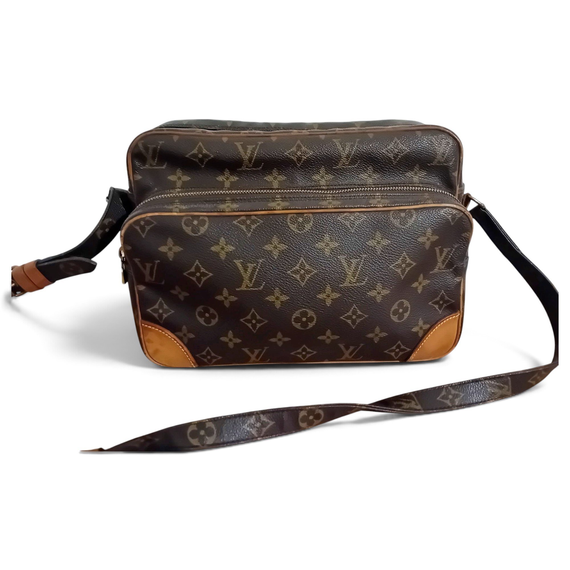 Nile leather crossbody bag