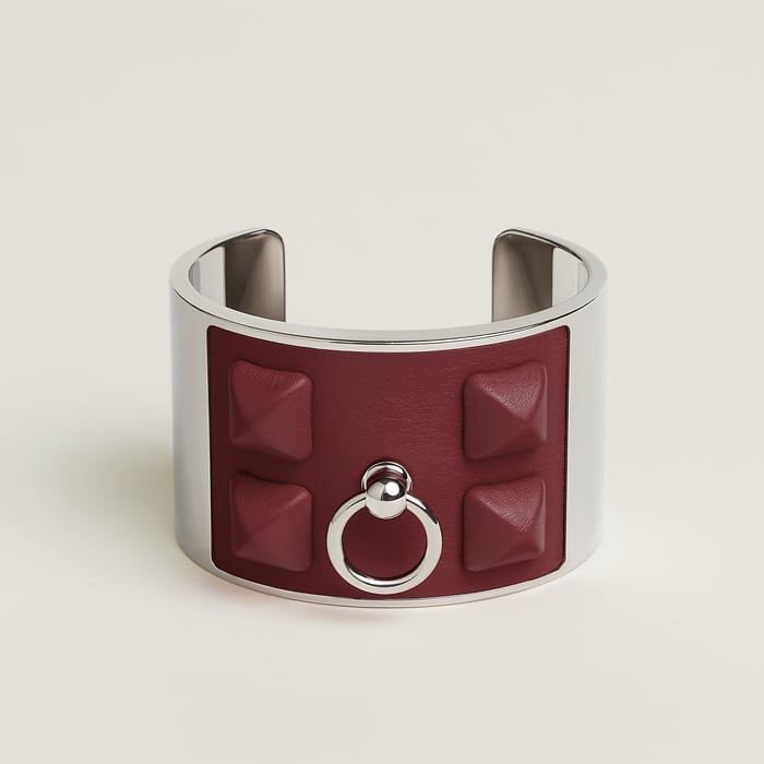 Rouge H Collier De Chien Medor Gaine Cuff Bracelet