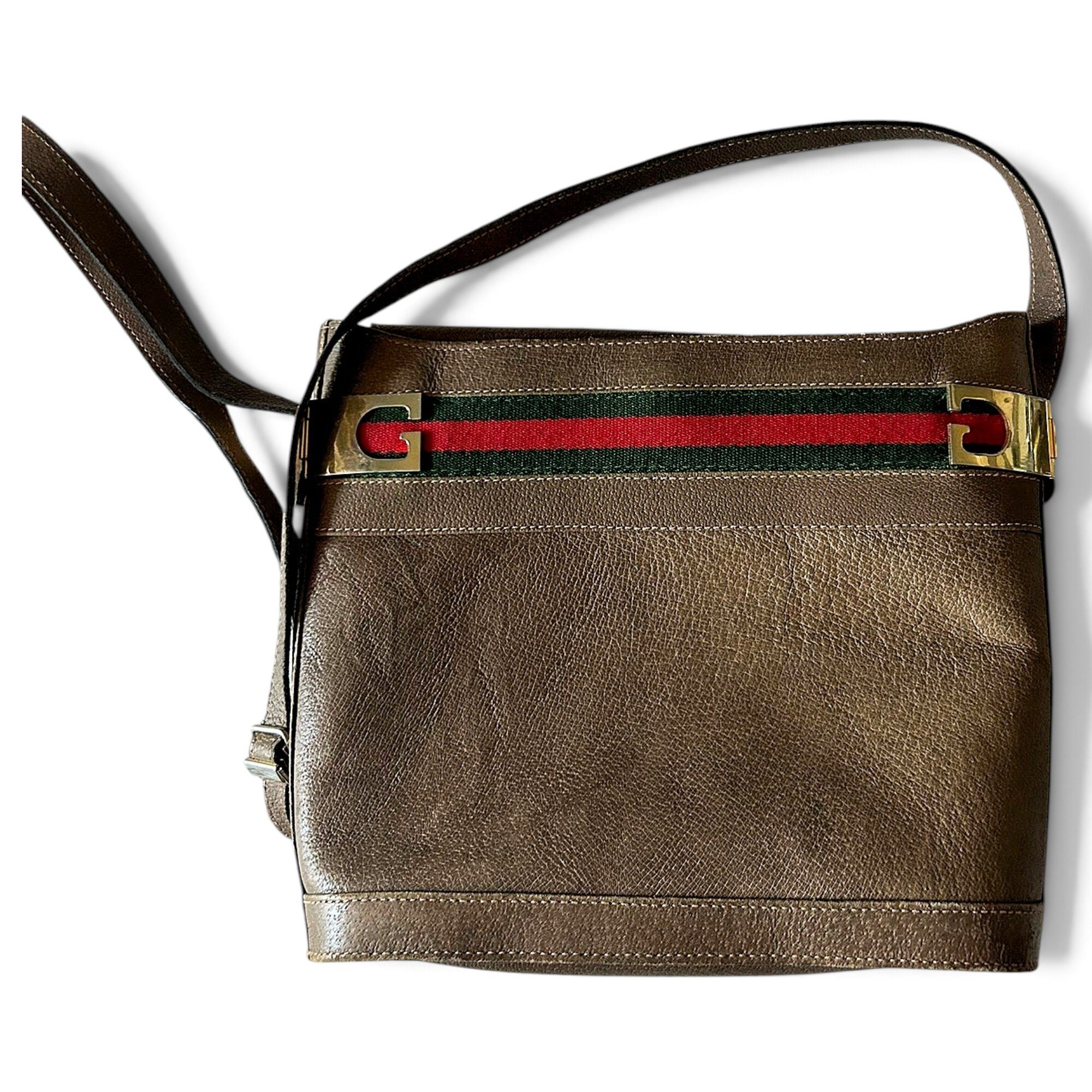 Leather crossbody bag