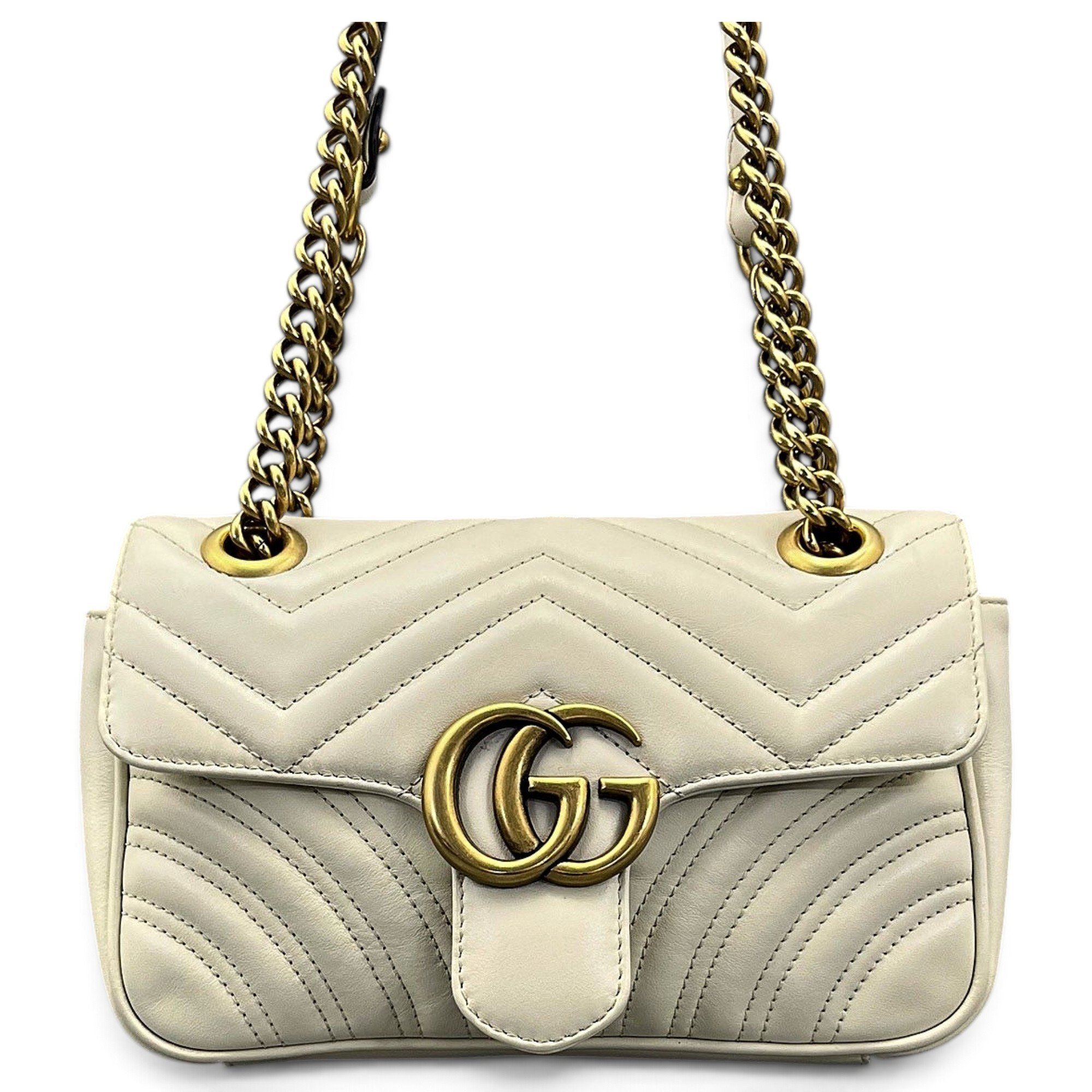 GG Marmont Flap leather crossbody bag