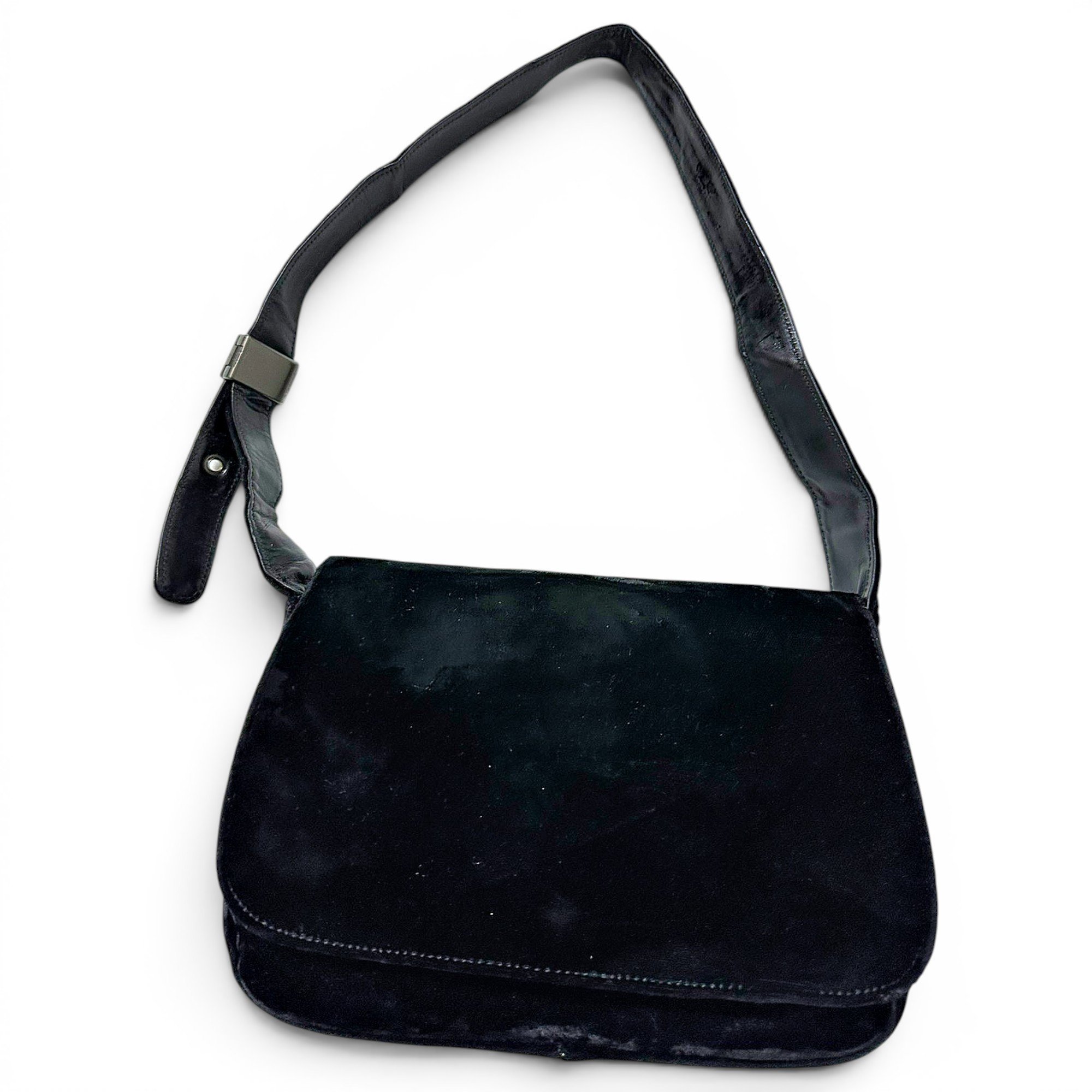 Velvet crossbody bag