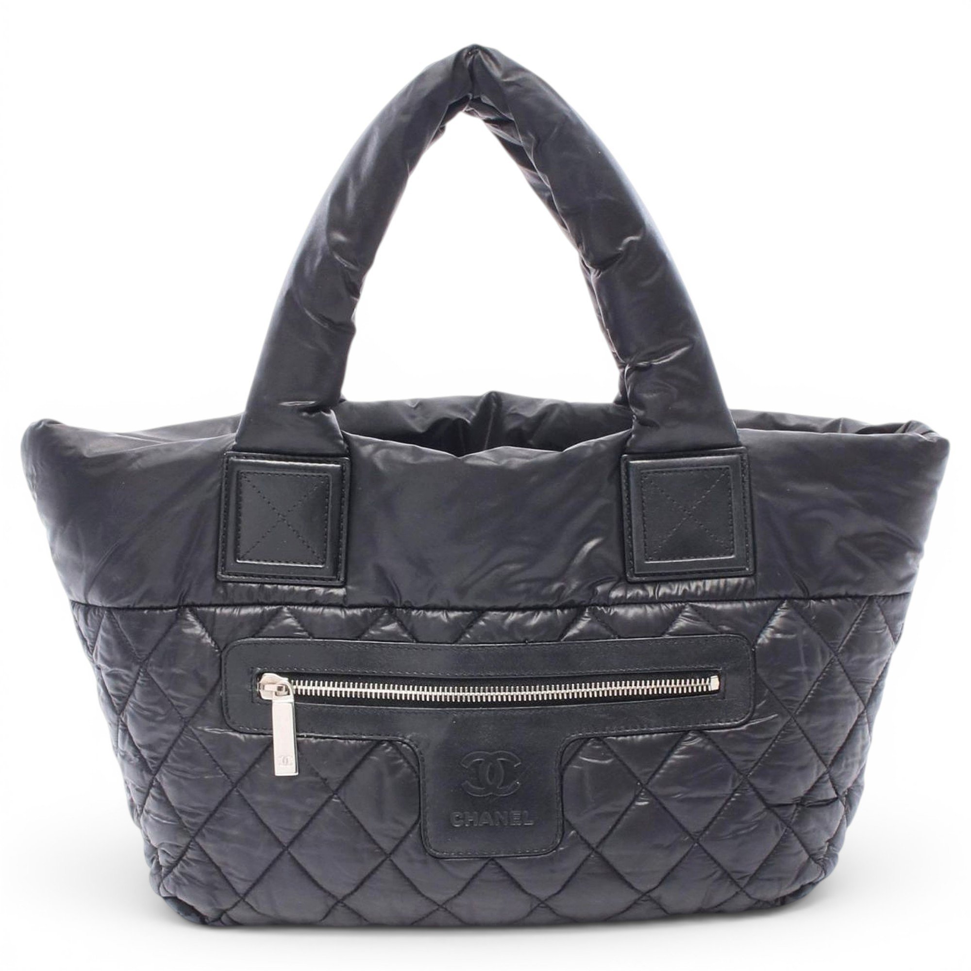 Cocoon leather tote