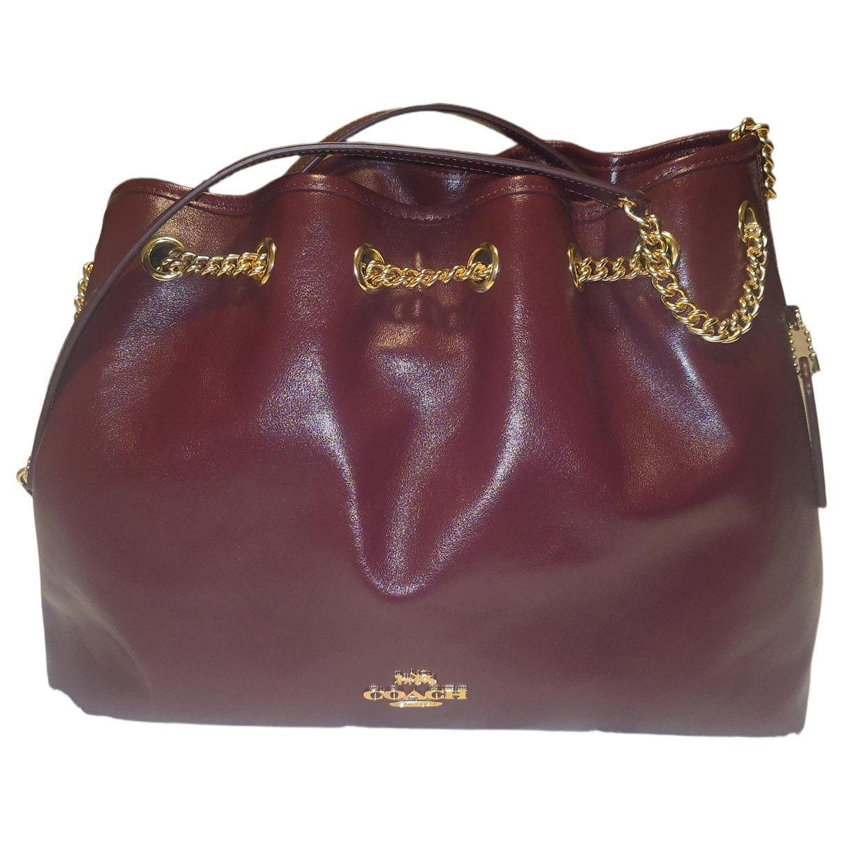 Leather handbag
