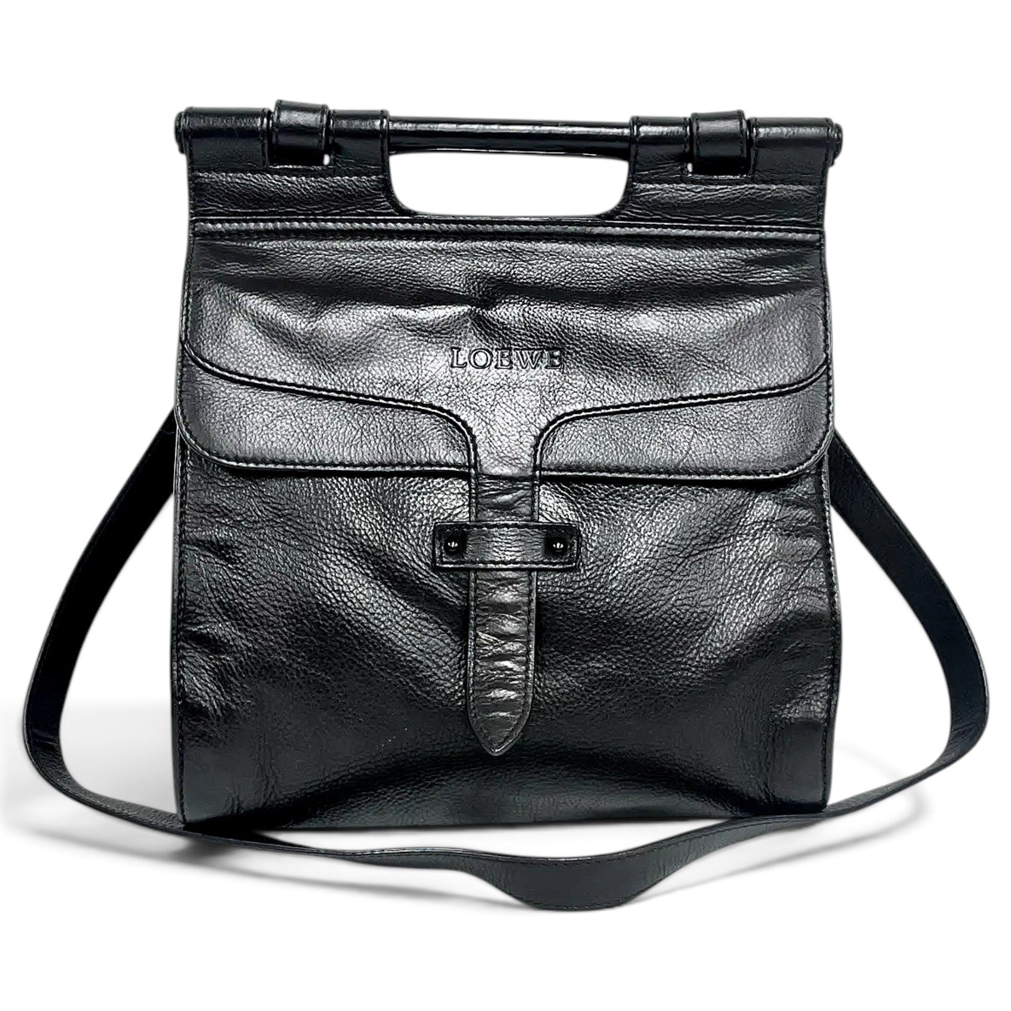 Leather handbag