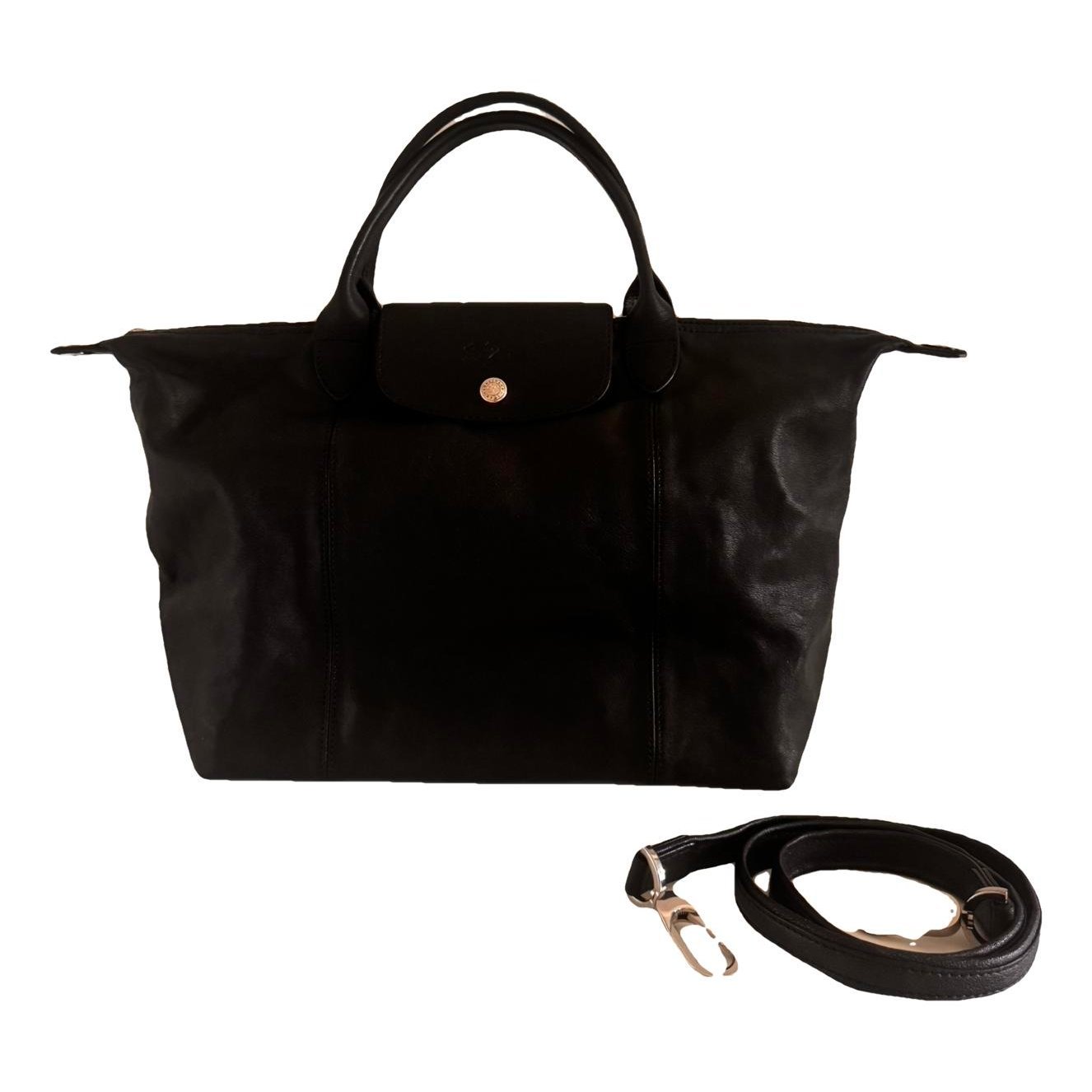 Pliage leather handbag