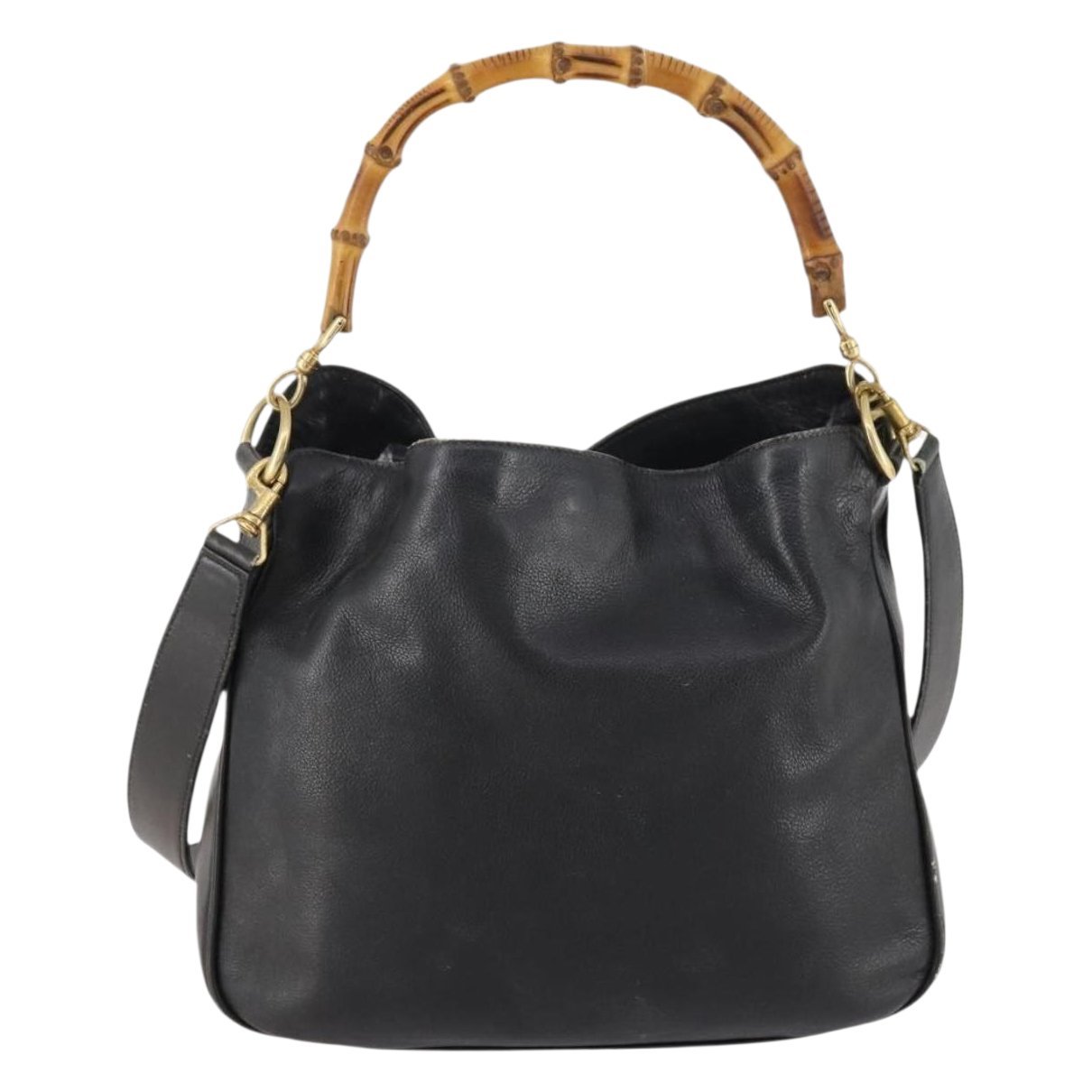 Bamboo leather handbag