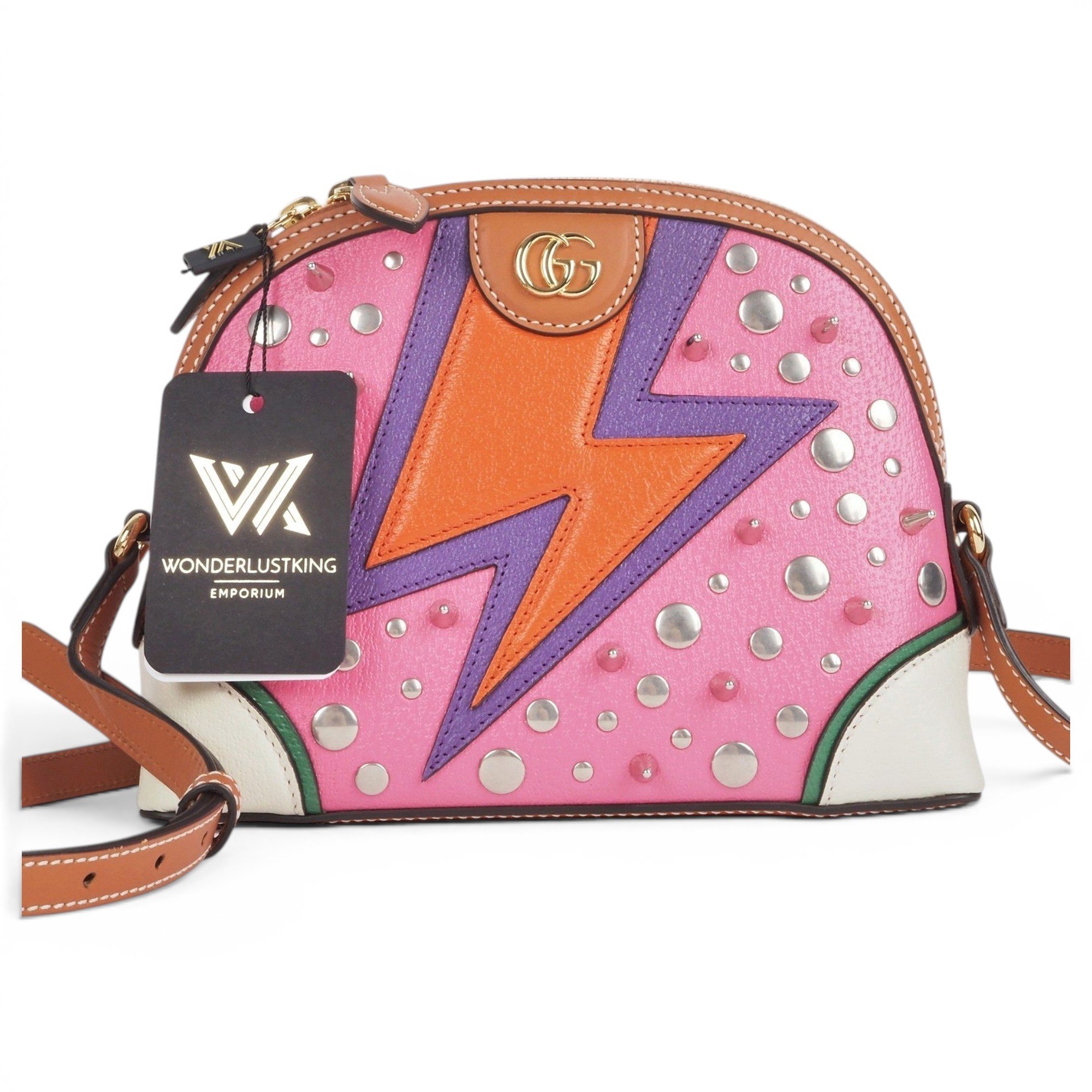 Ophidia leather handbag