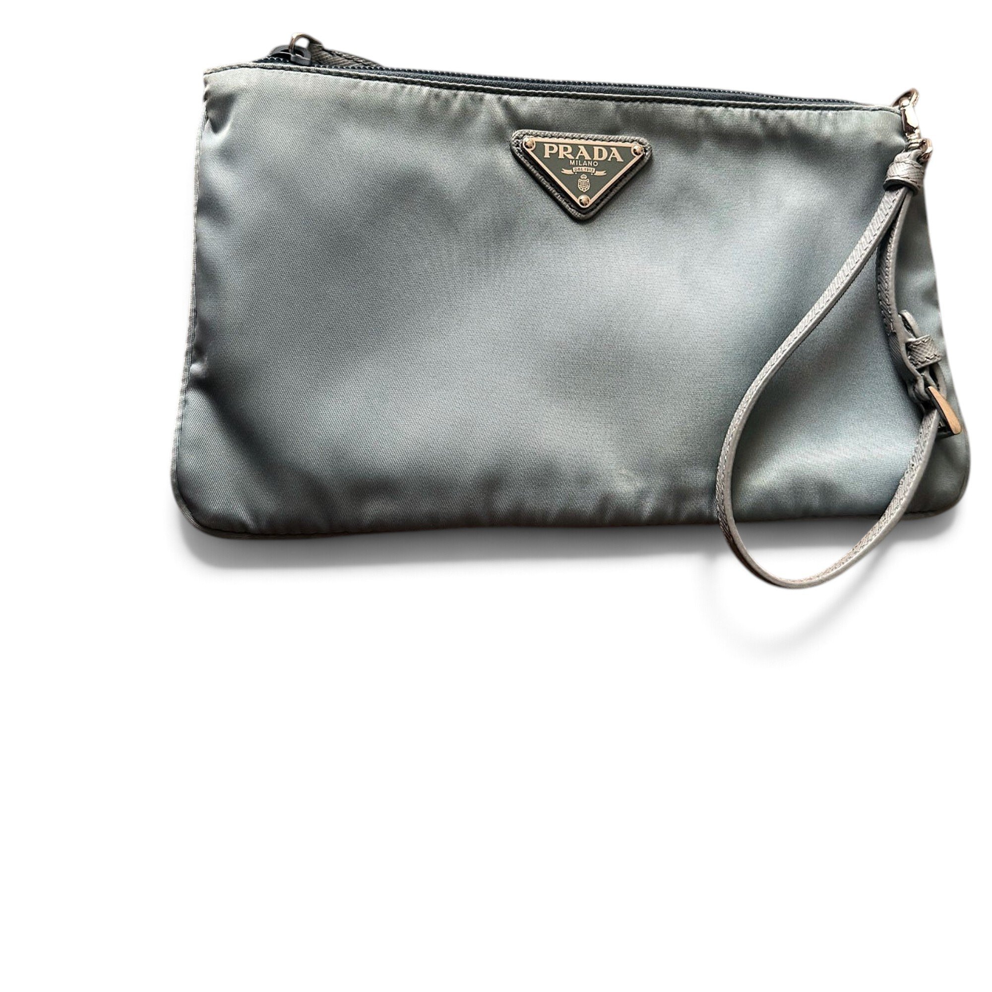 Re-Nylon clutch bag