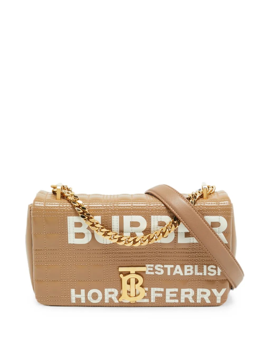 small Lola Horseferry quilted shoulder bag