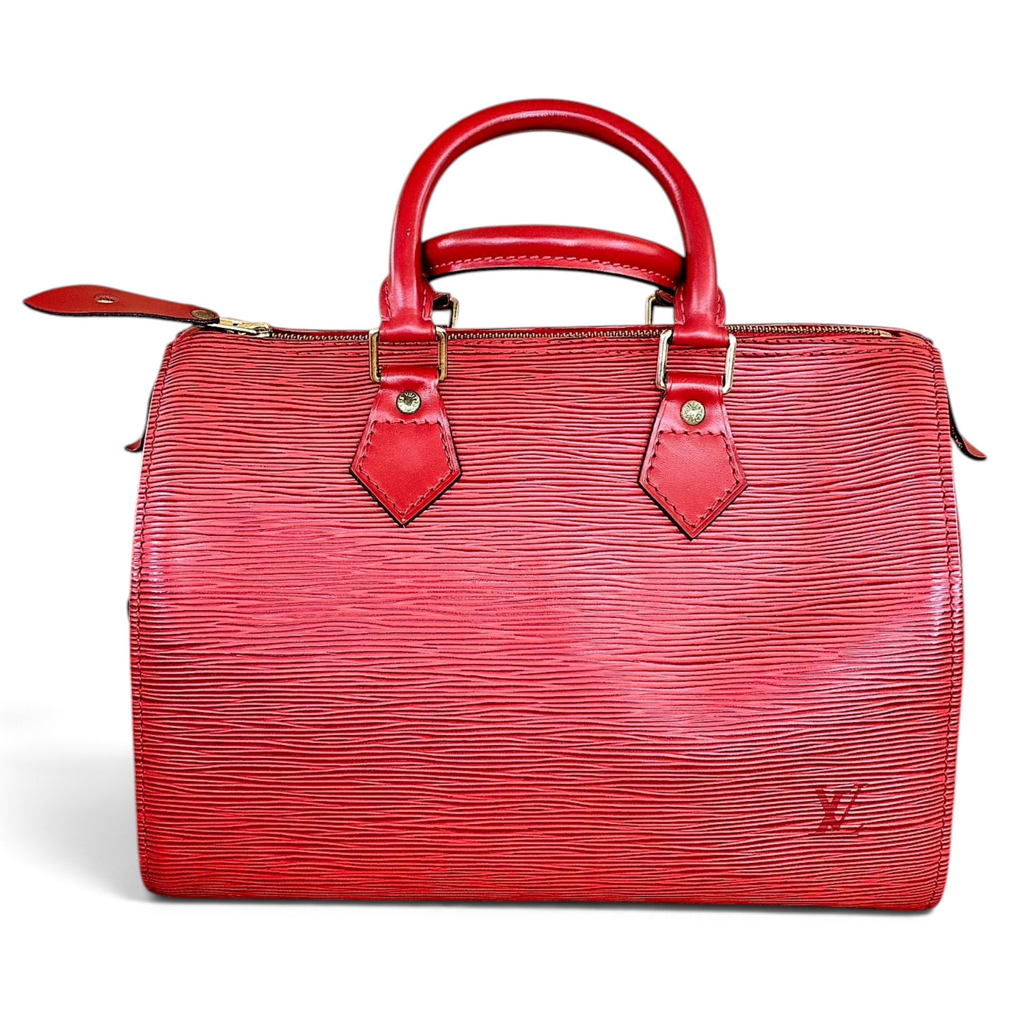Speedy leather handbag