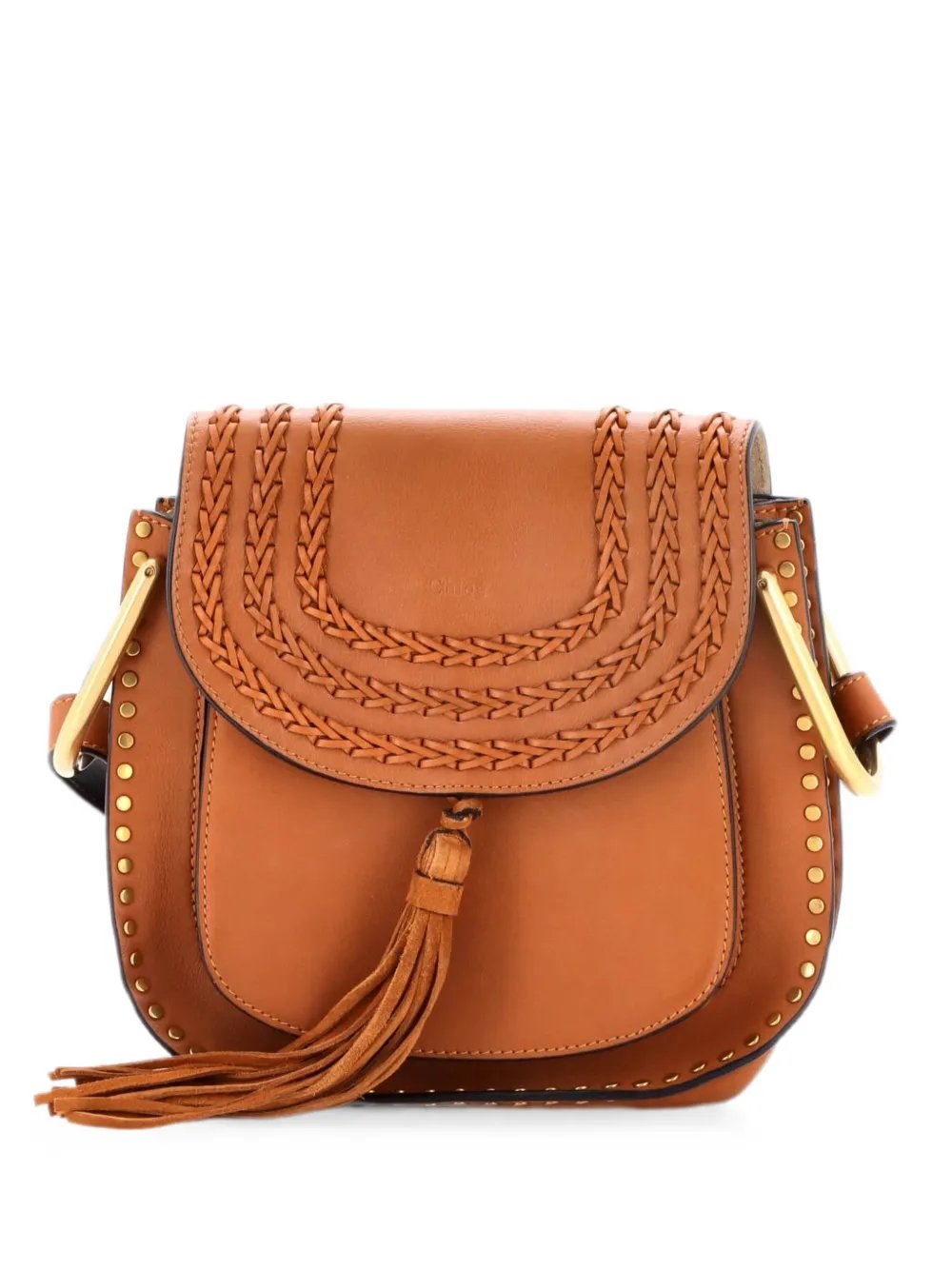 Hudson Handbag Whipstitch Leather Small crossbody bag