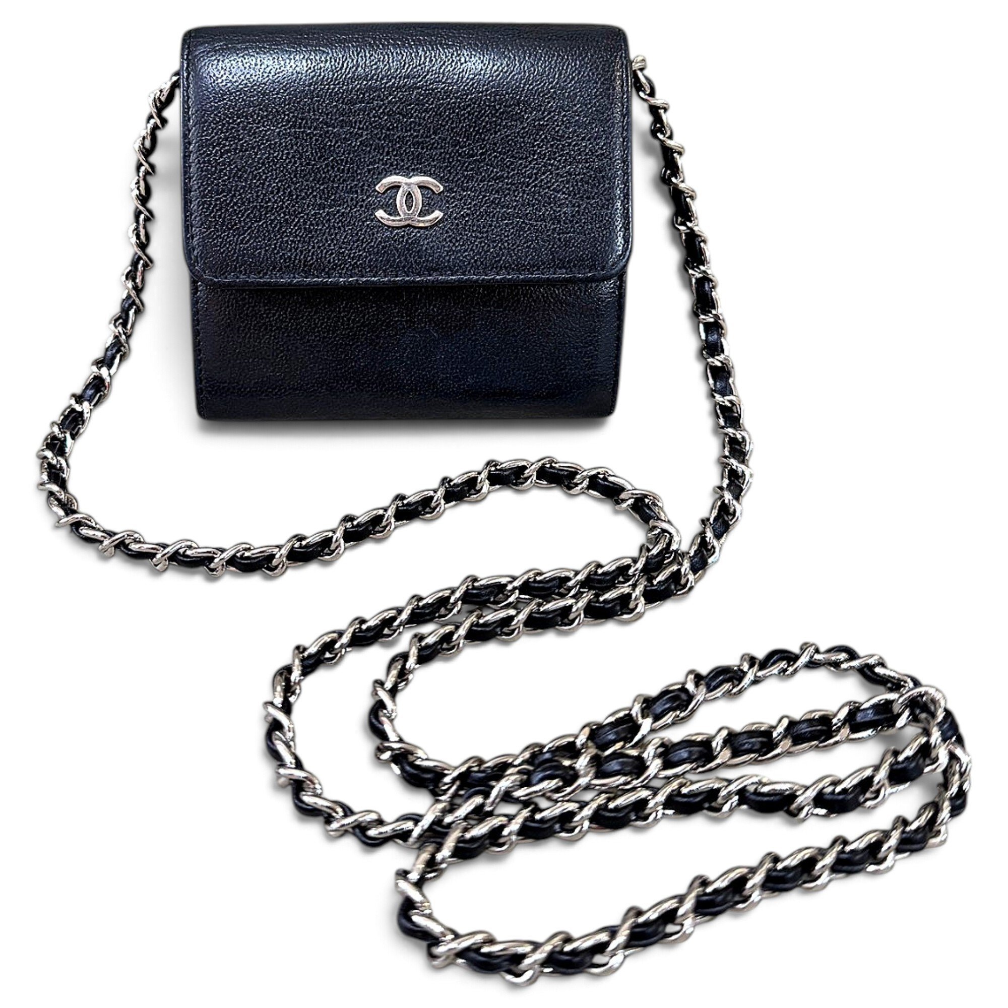 Wallet On Chain Timeless/Classique leather crossbody bag