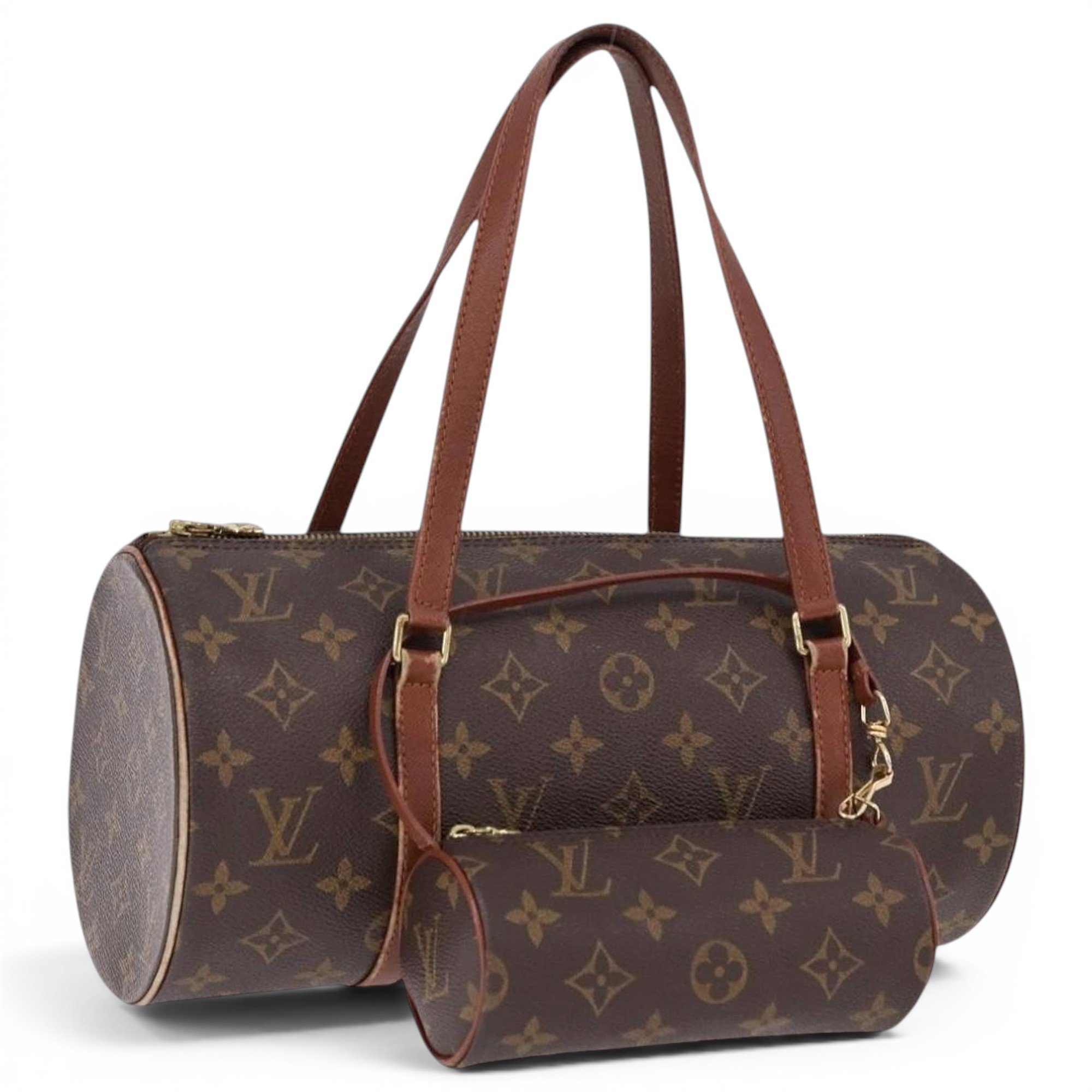 Papillon leather bowling bag
