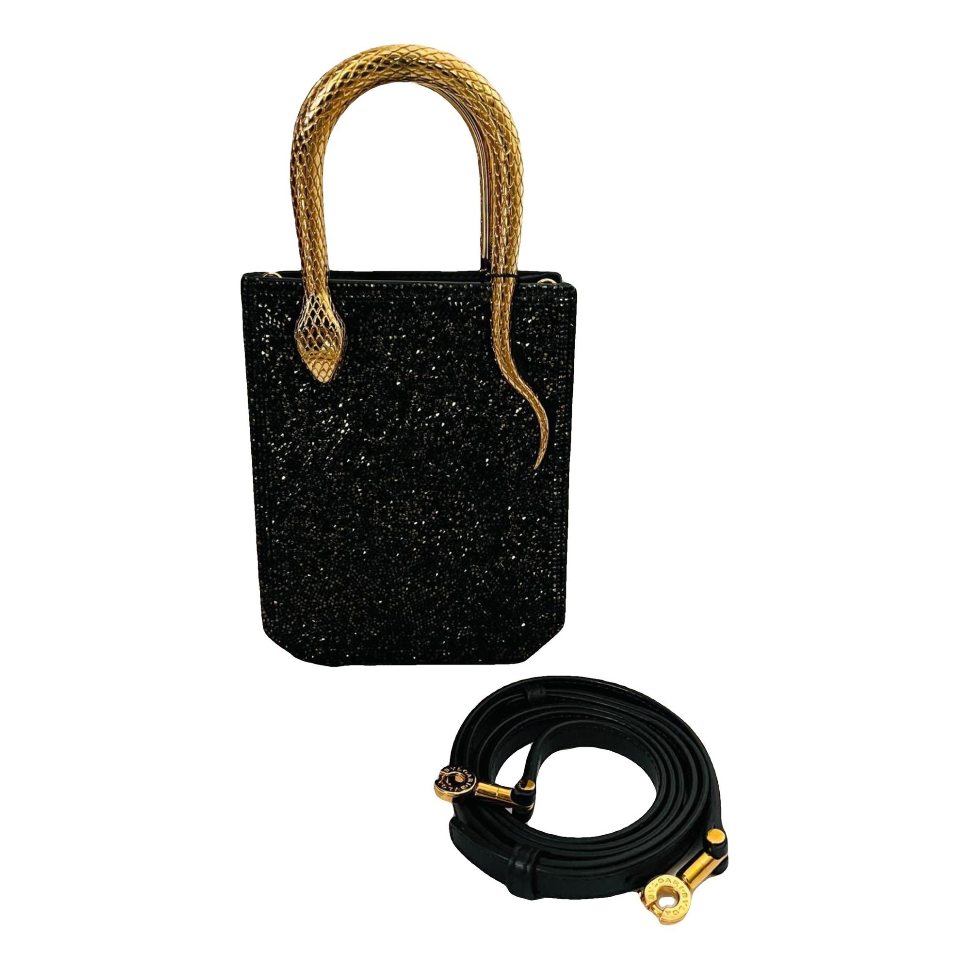 Serpenti glitter crossbody bag