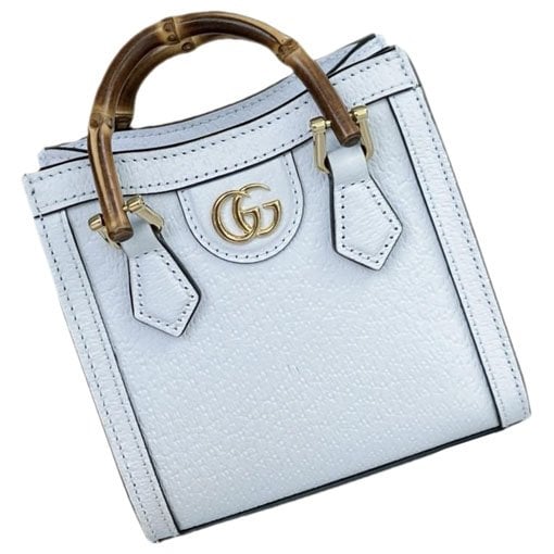 Diana Bamboo leather handbag