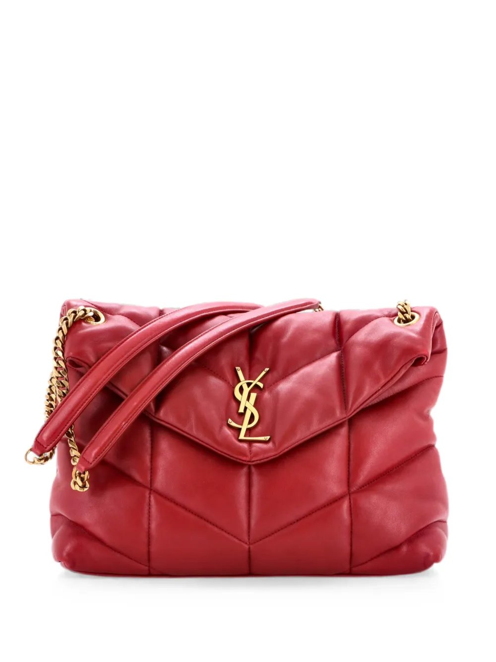Loulou Matelasse Chevron Leather Medium shoulder bag