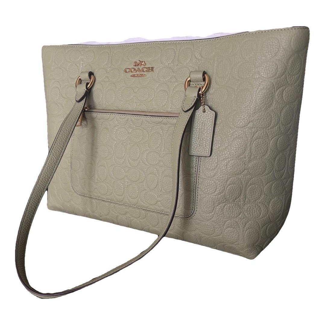 Leather tote