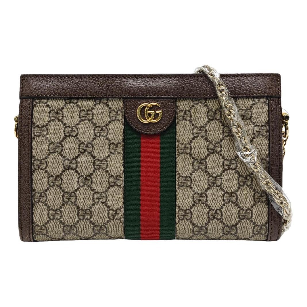 Ophidia Chain leather handbag
