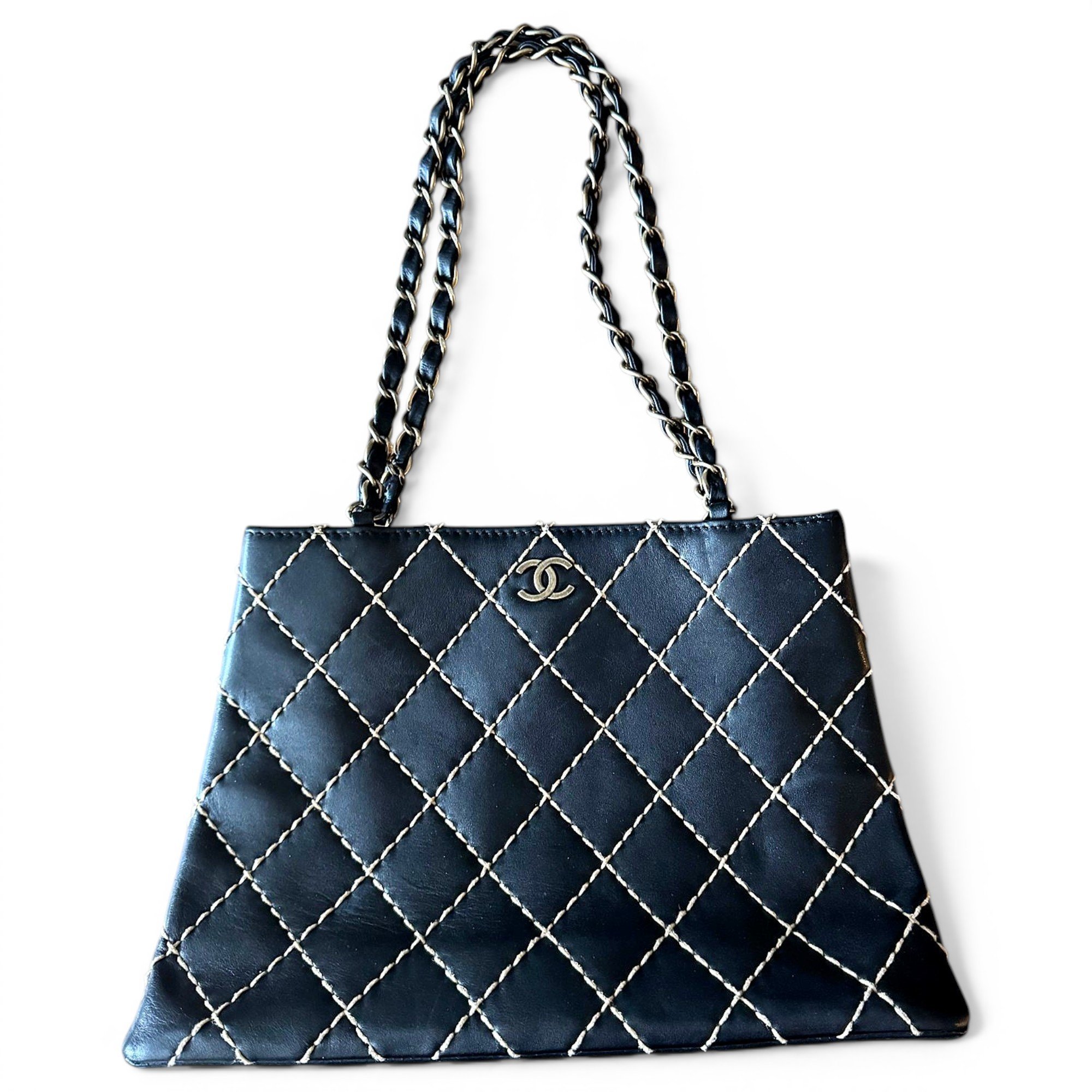Chanel Wild Stitch leather handbag