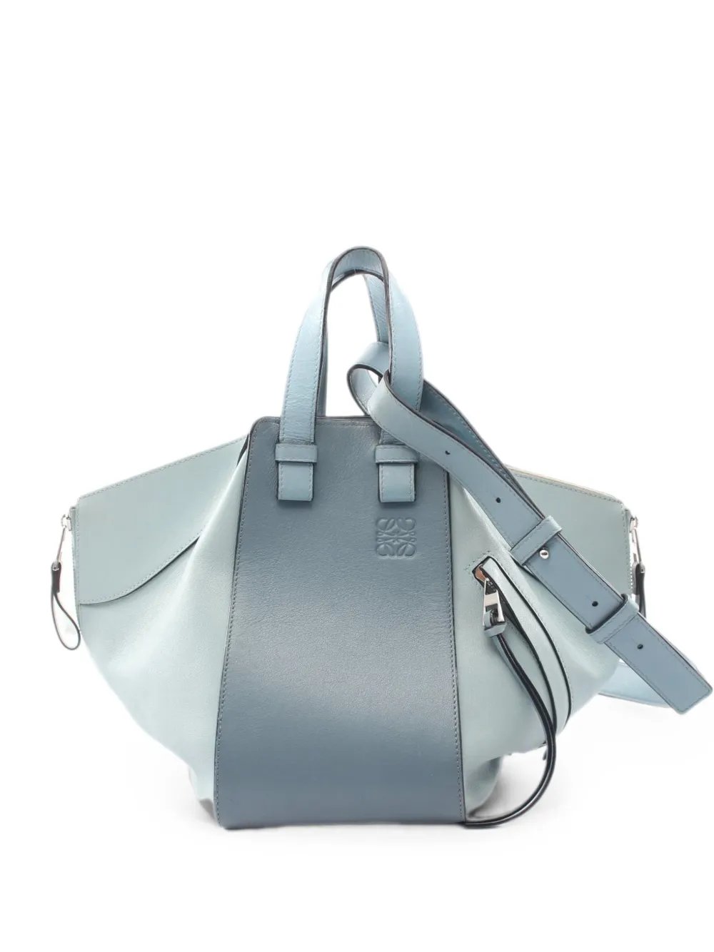 Hammock leather tote bag