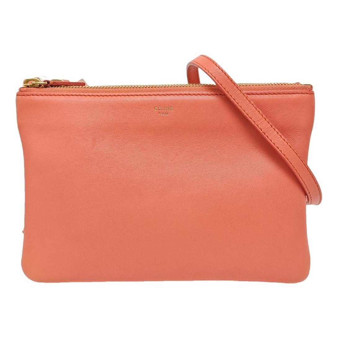 Trio leather crossbody bag