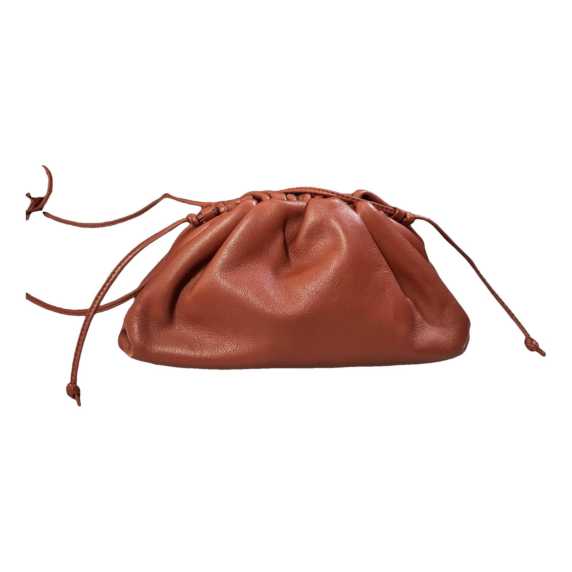 Pouch leather crossbody bag
