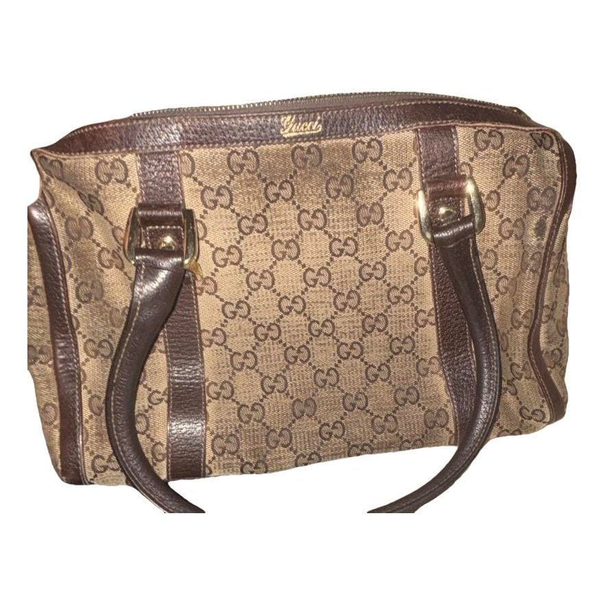 Boston leather handbag