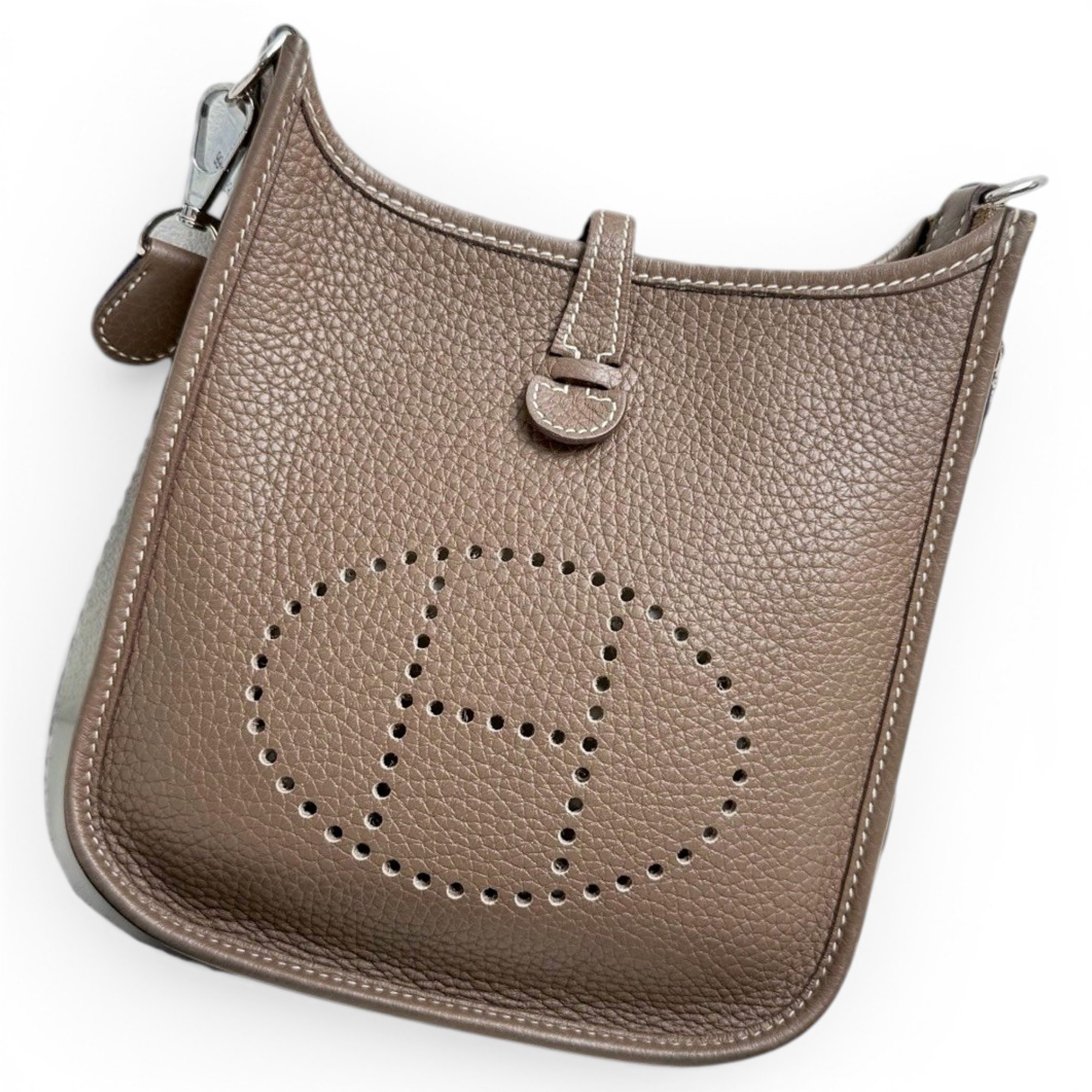 Evelyne leather handbag