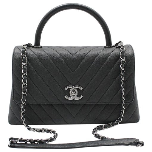 Leather handbag