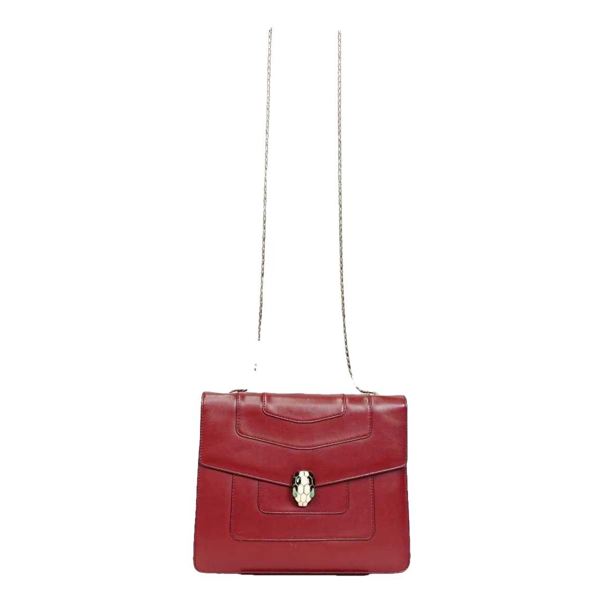 Serpenti leather handbag