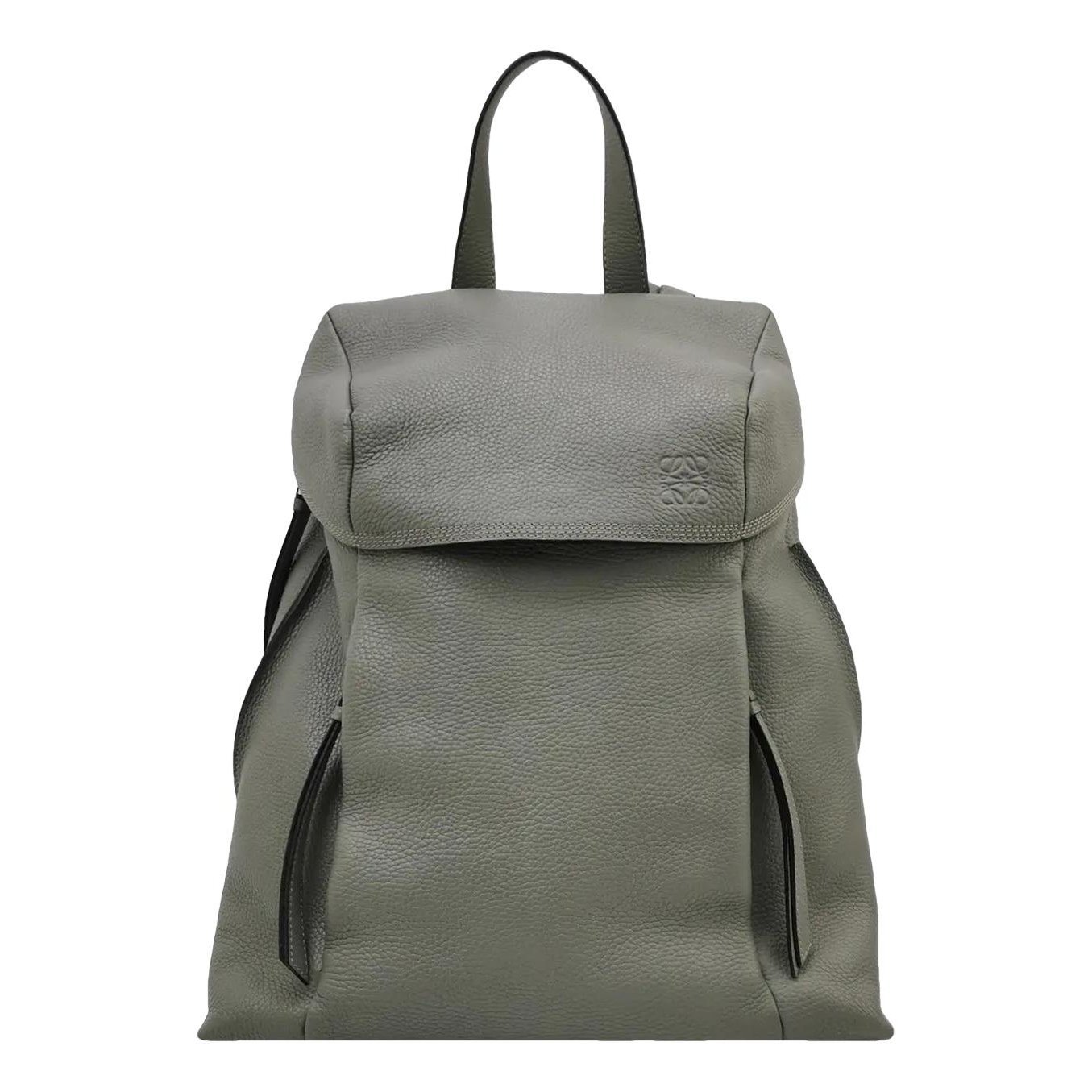 Leather backpack