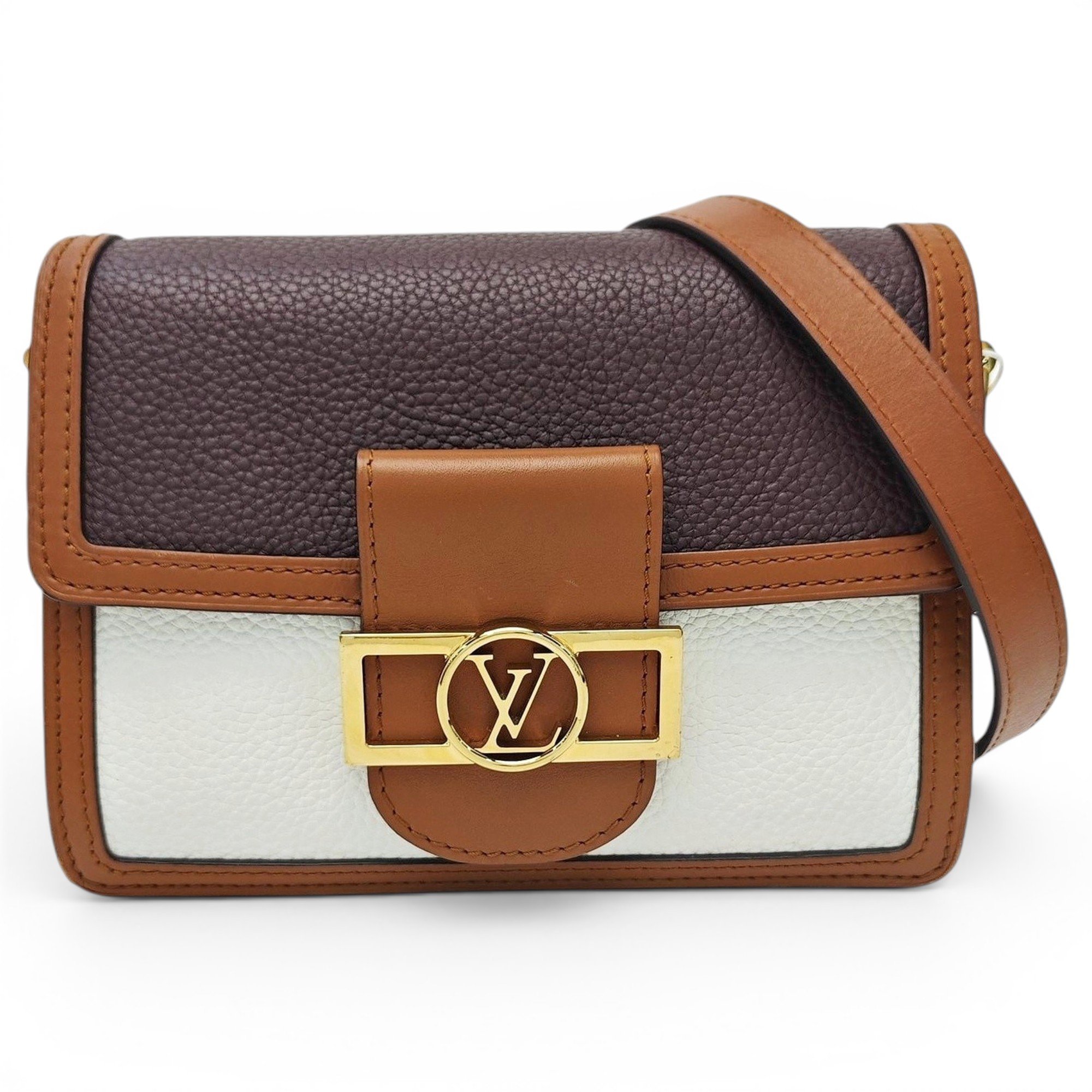 Dauphine leather handbag