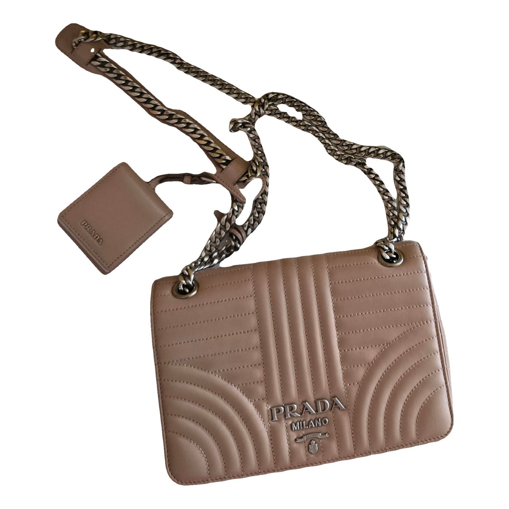 Diagramme leather handbag