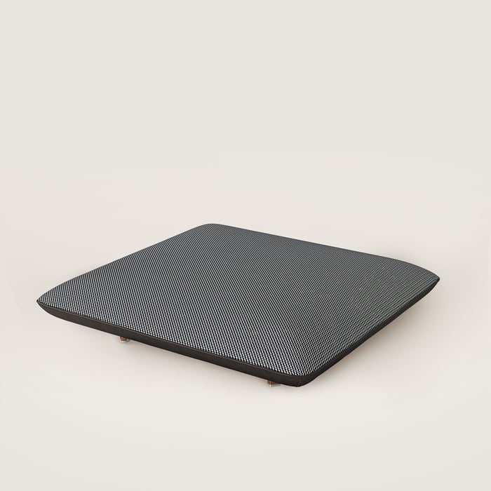 Les Necessaires d'Hermès "carre d'assise" low stool, low model