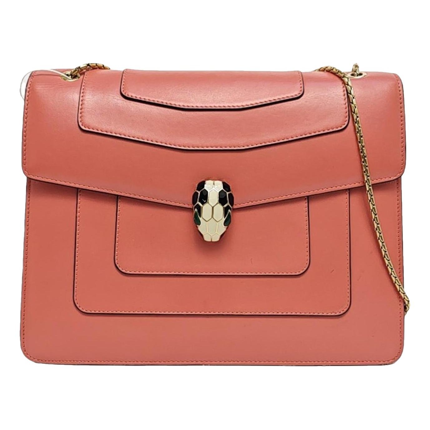 Serpenti leather handbag