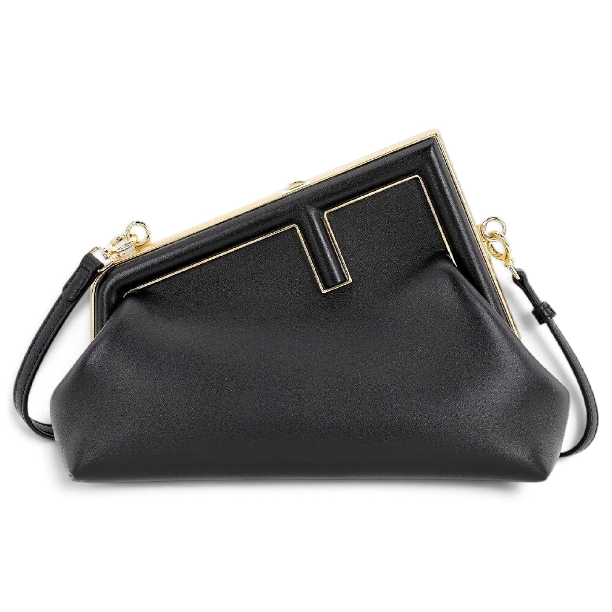 First leather handbag
