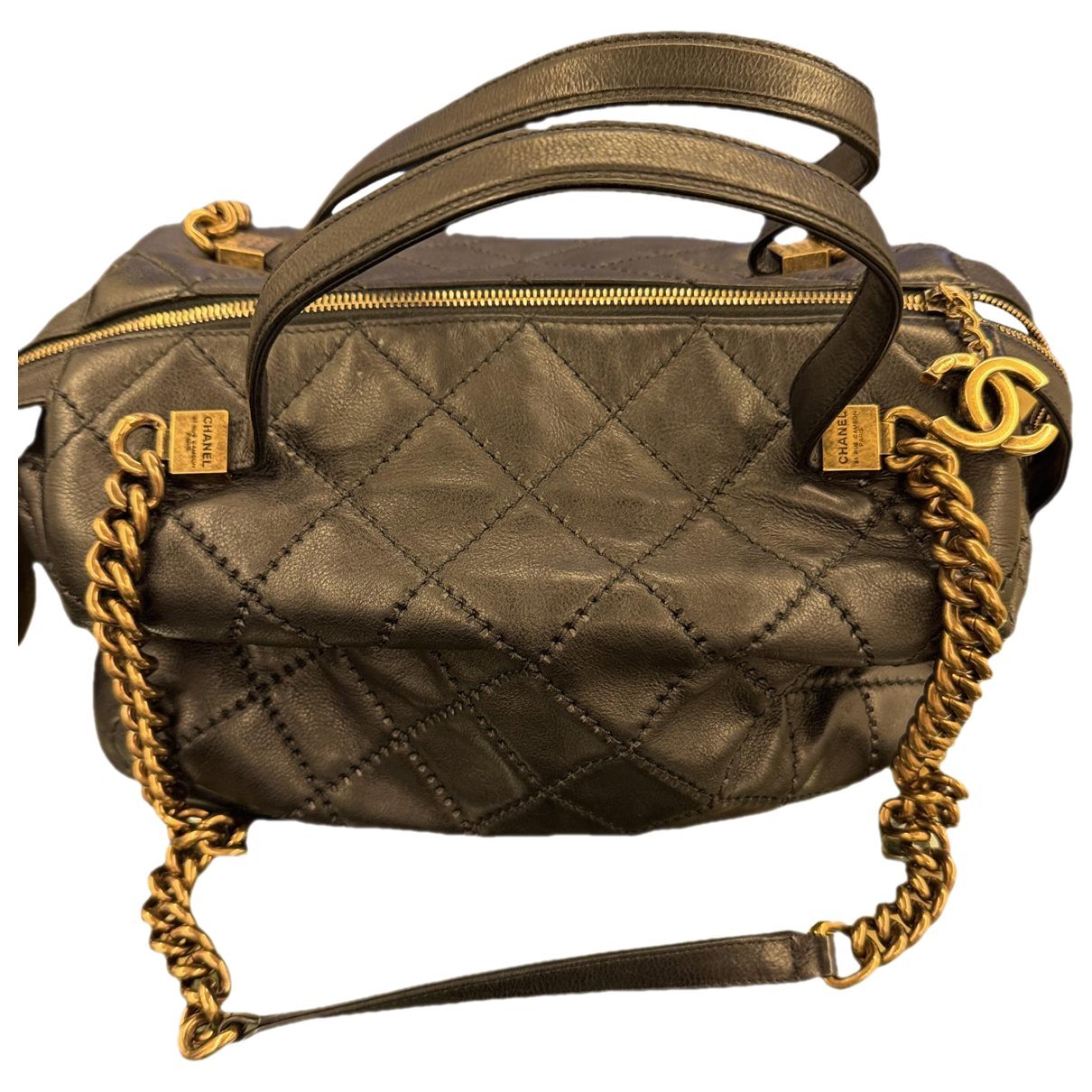 Bowling Bag leather handbag