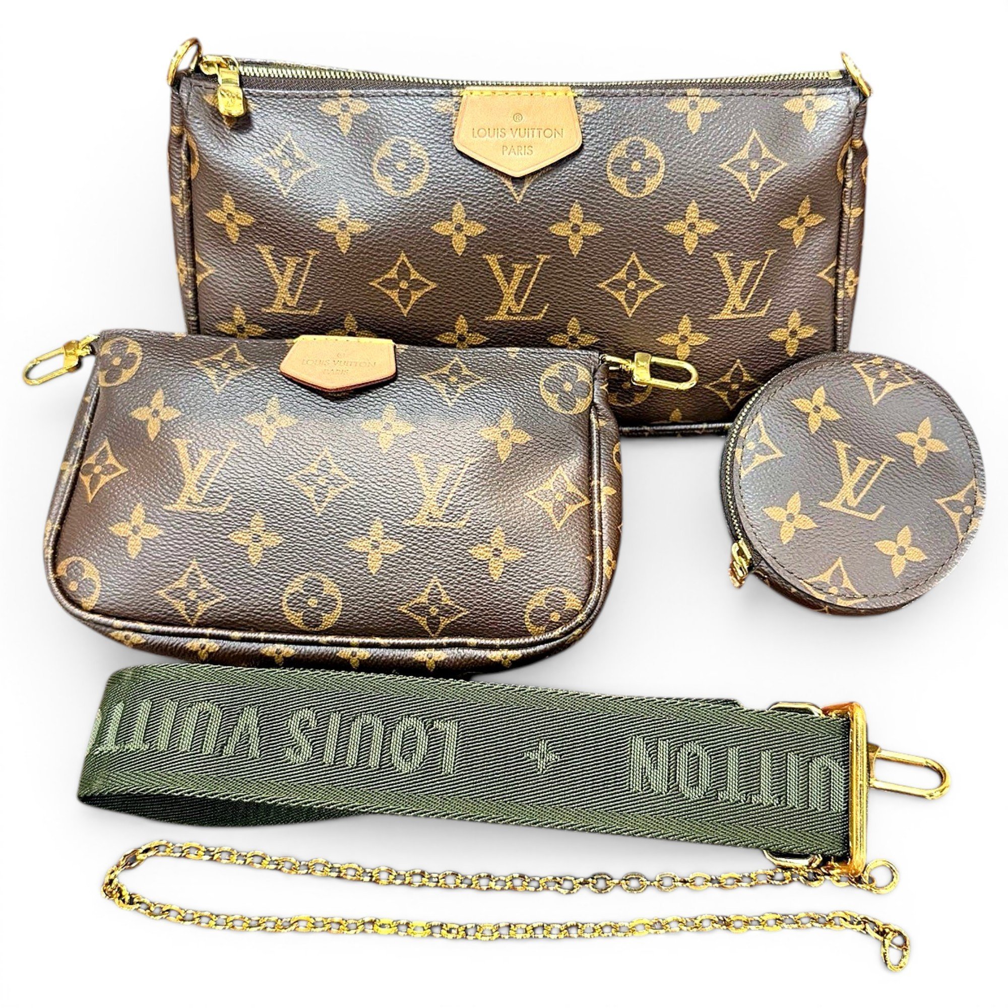 Multi Pochette Accessoires leather handbag