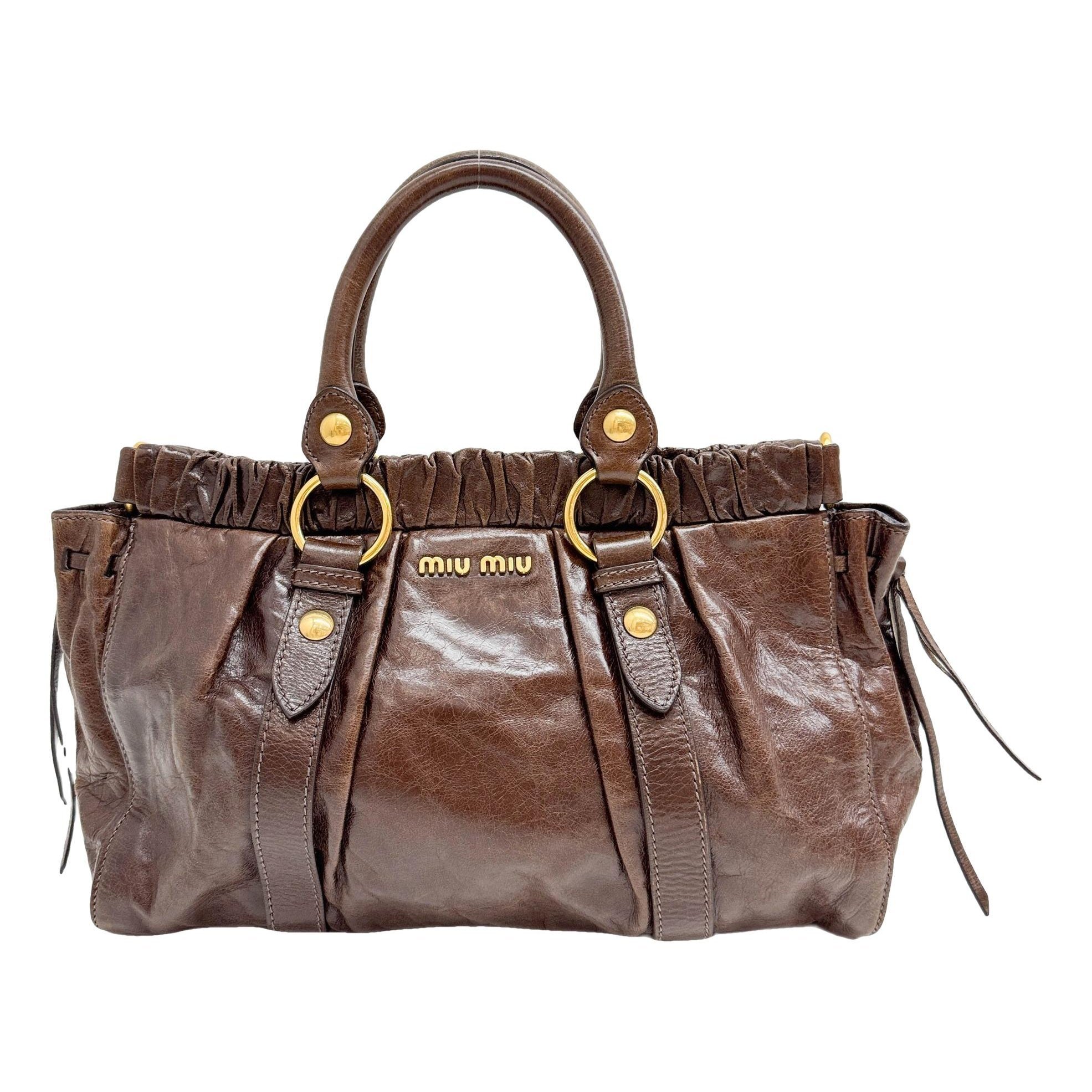 Vitello leather handbag
