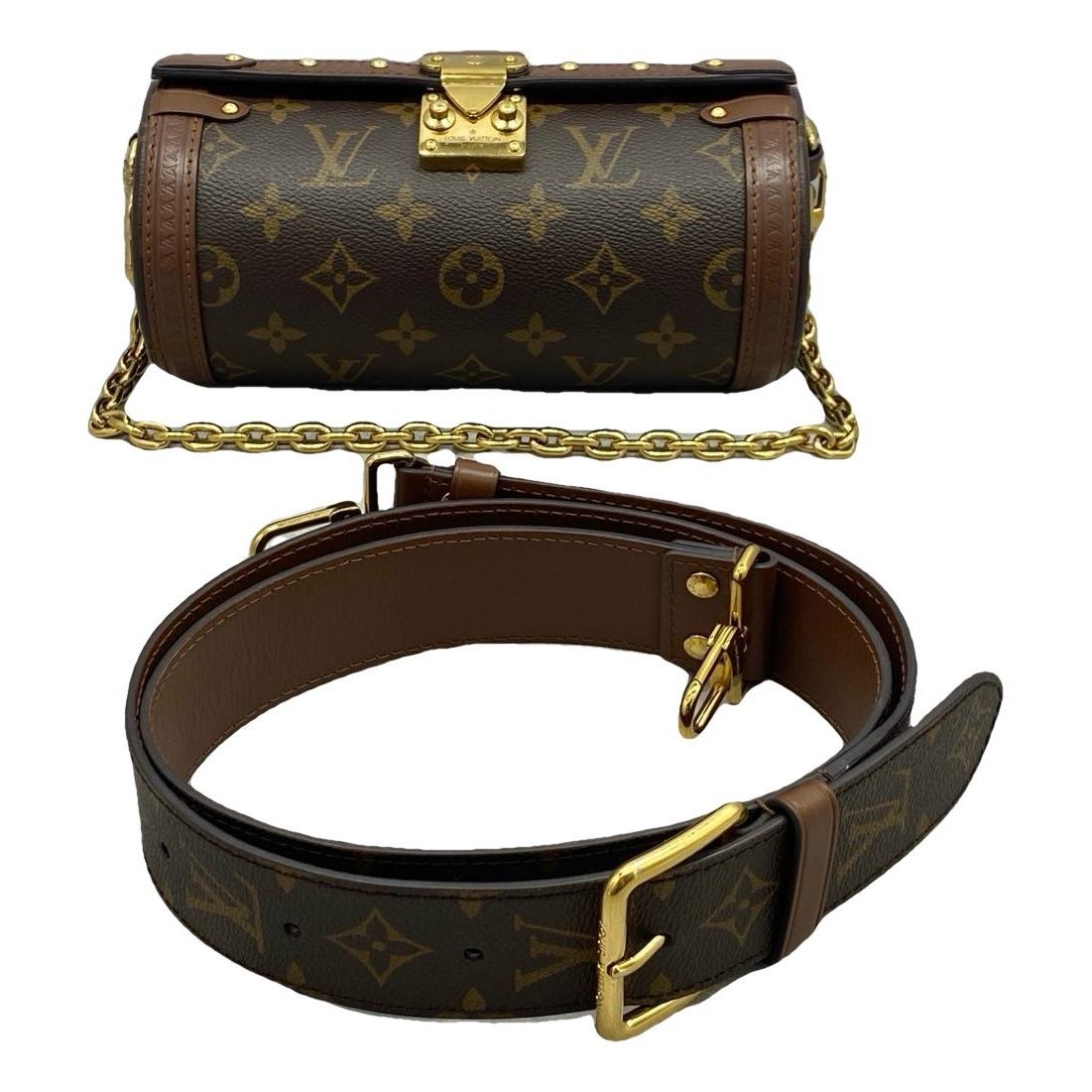 Papillon Trunk leather handbag
