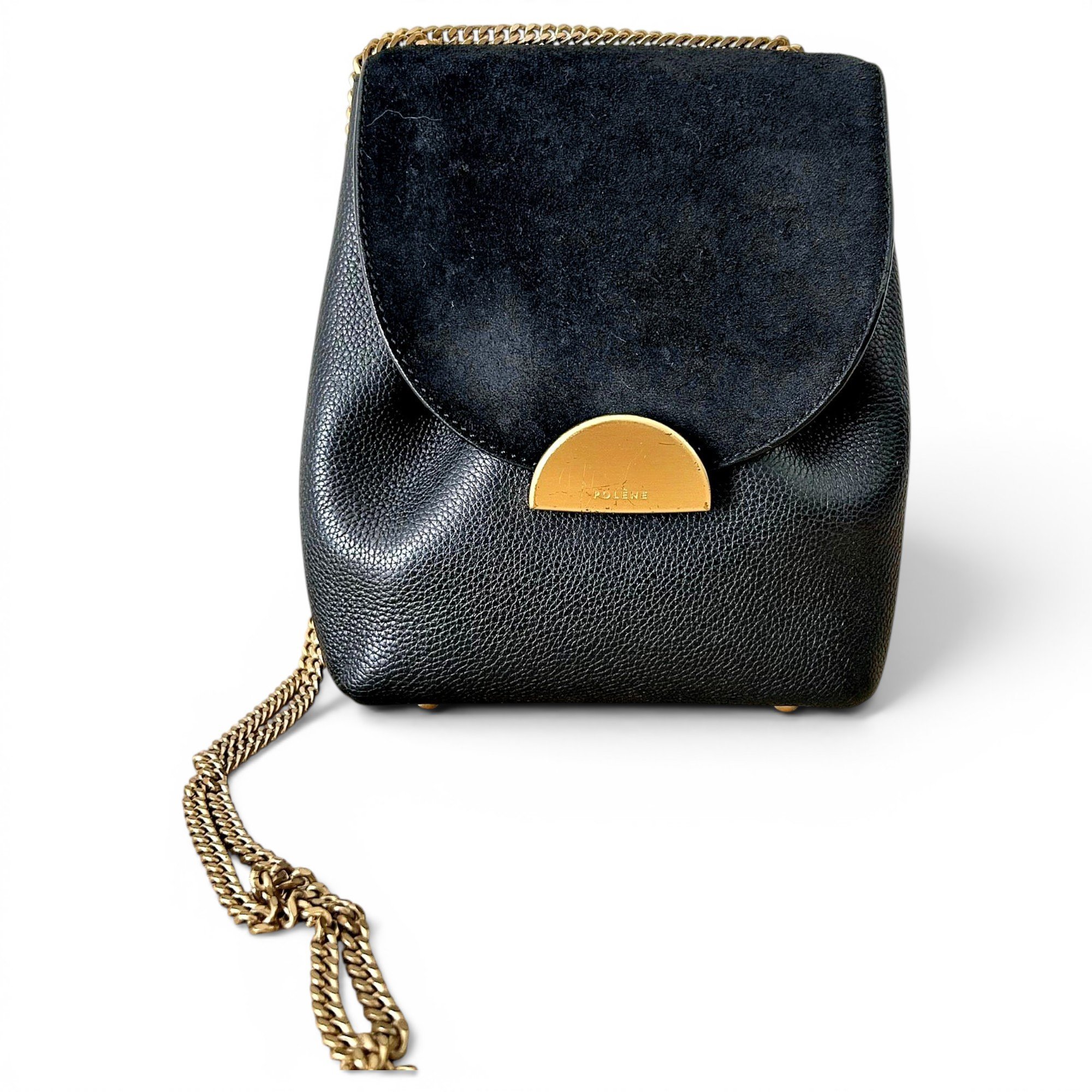 Numéro un mini leather crossbody bag