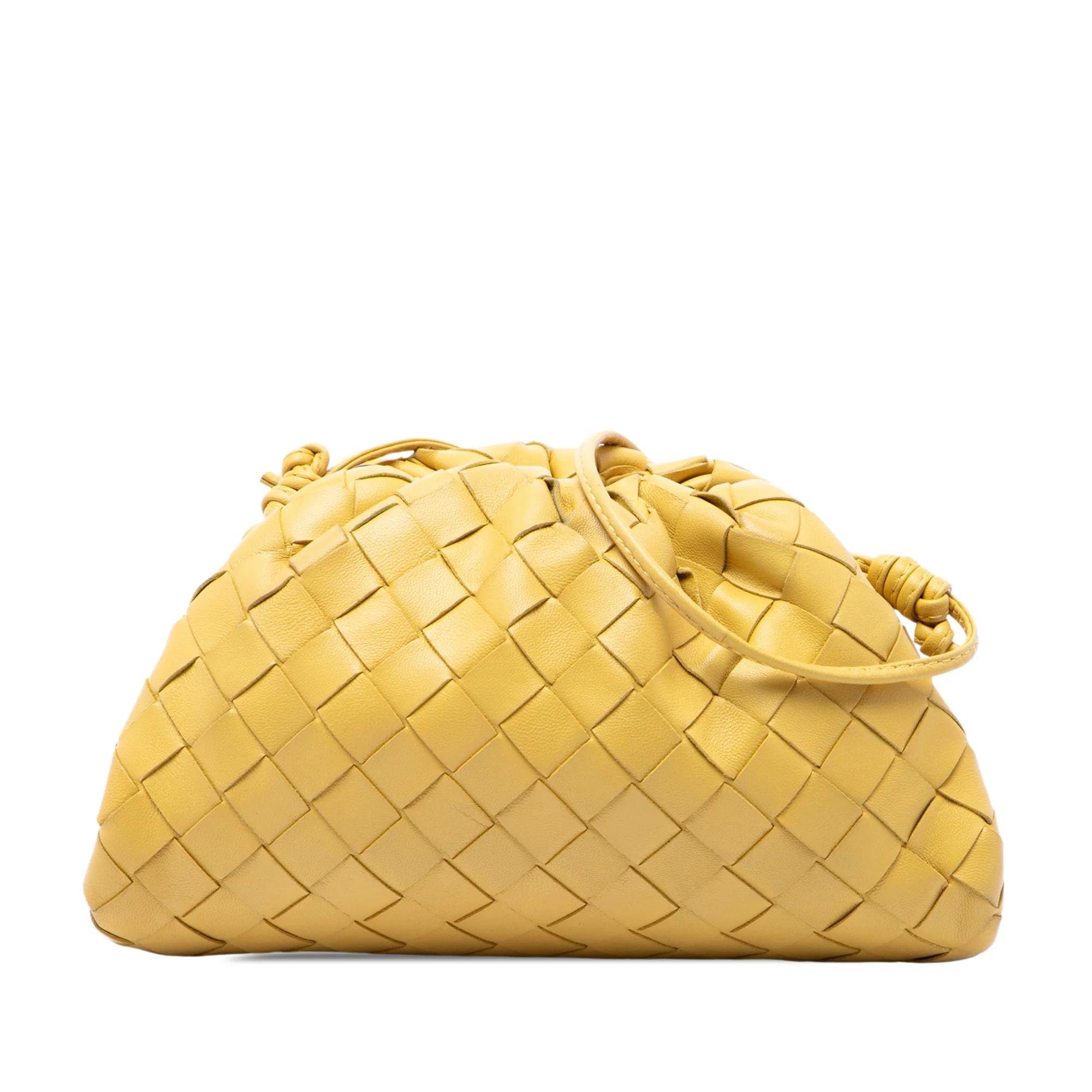 Pouch leather handbag