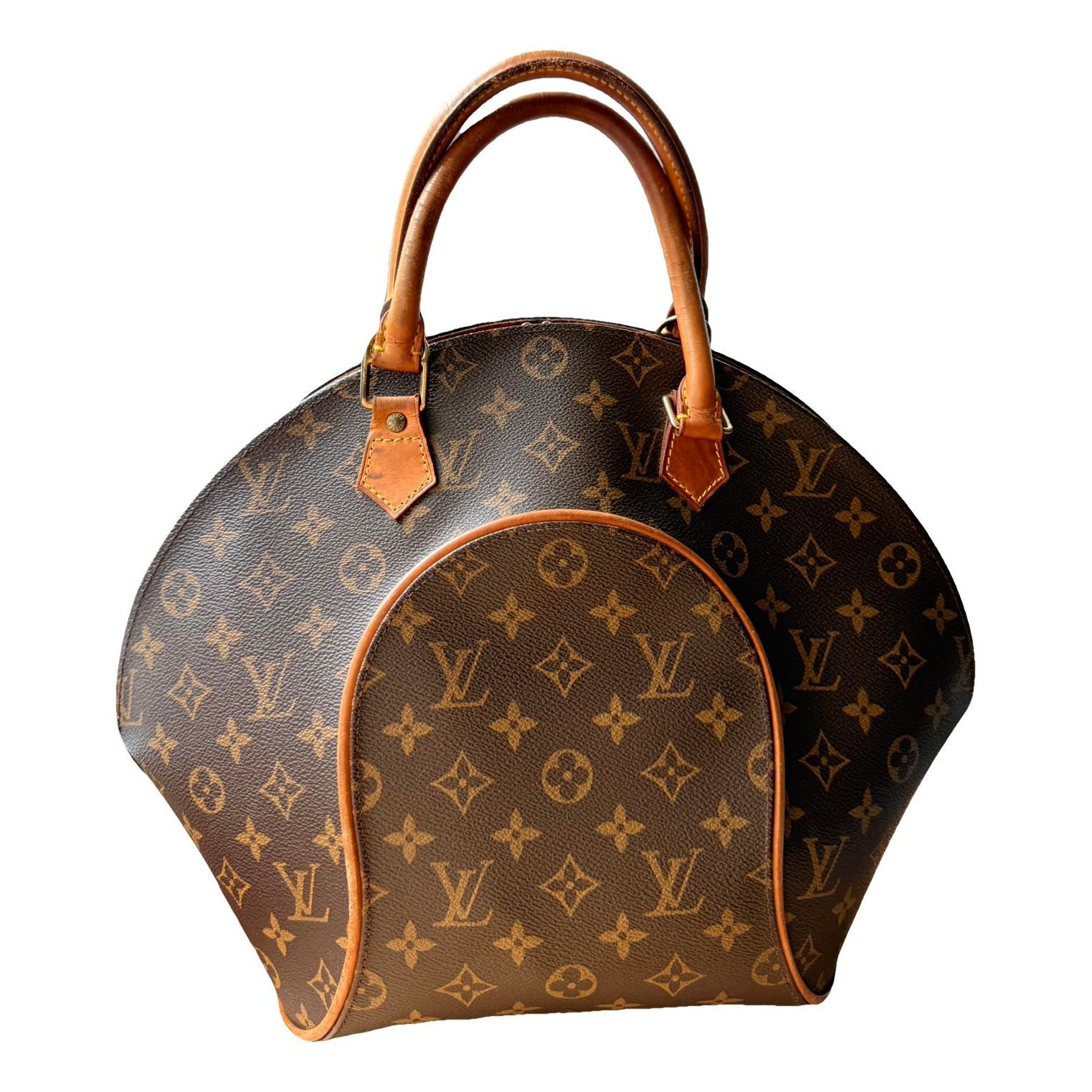Ellipse cloth handbag
