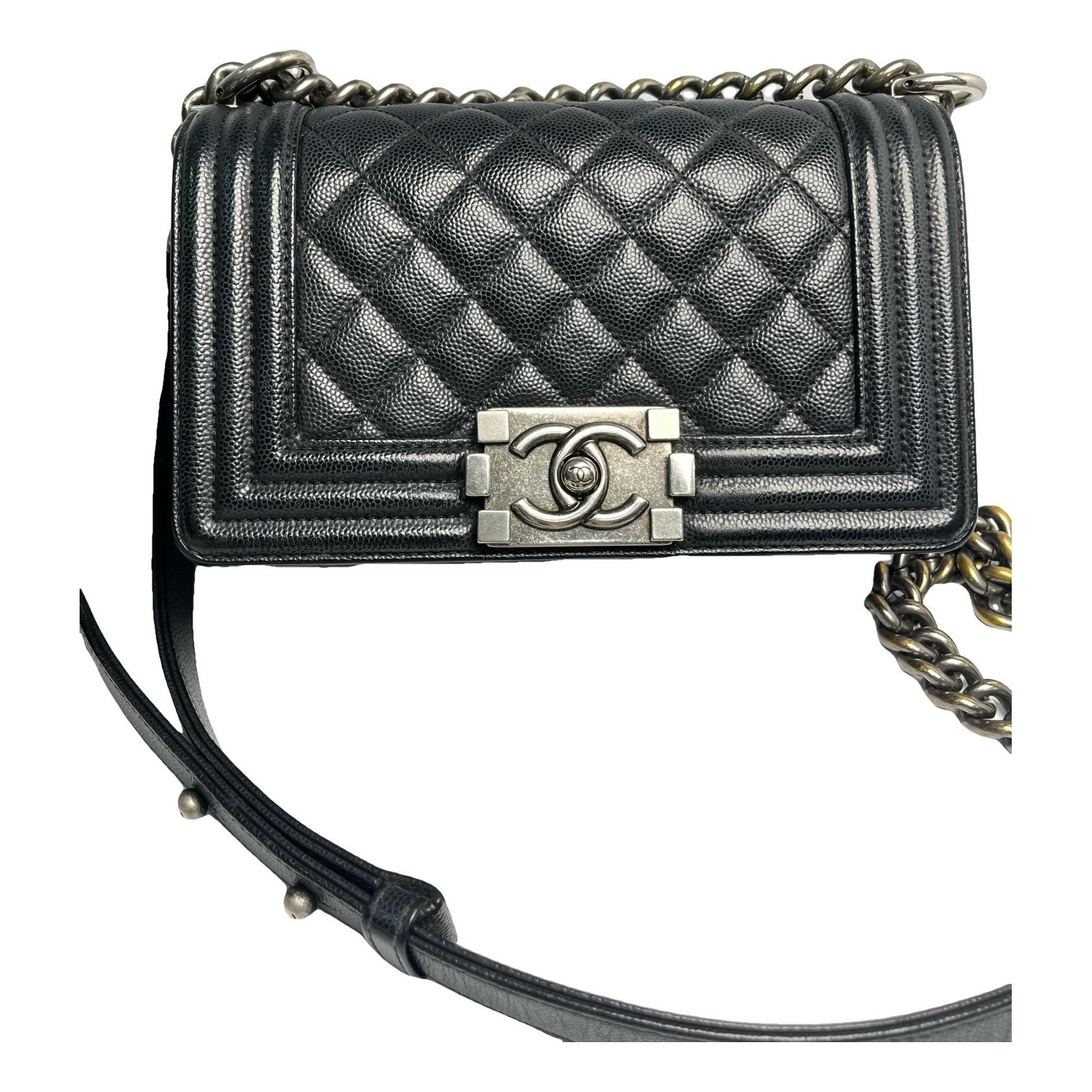 Boy leather crossbody bag