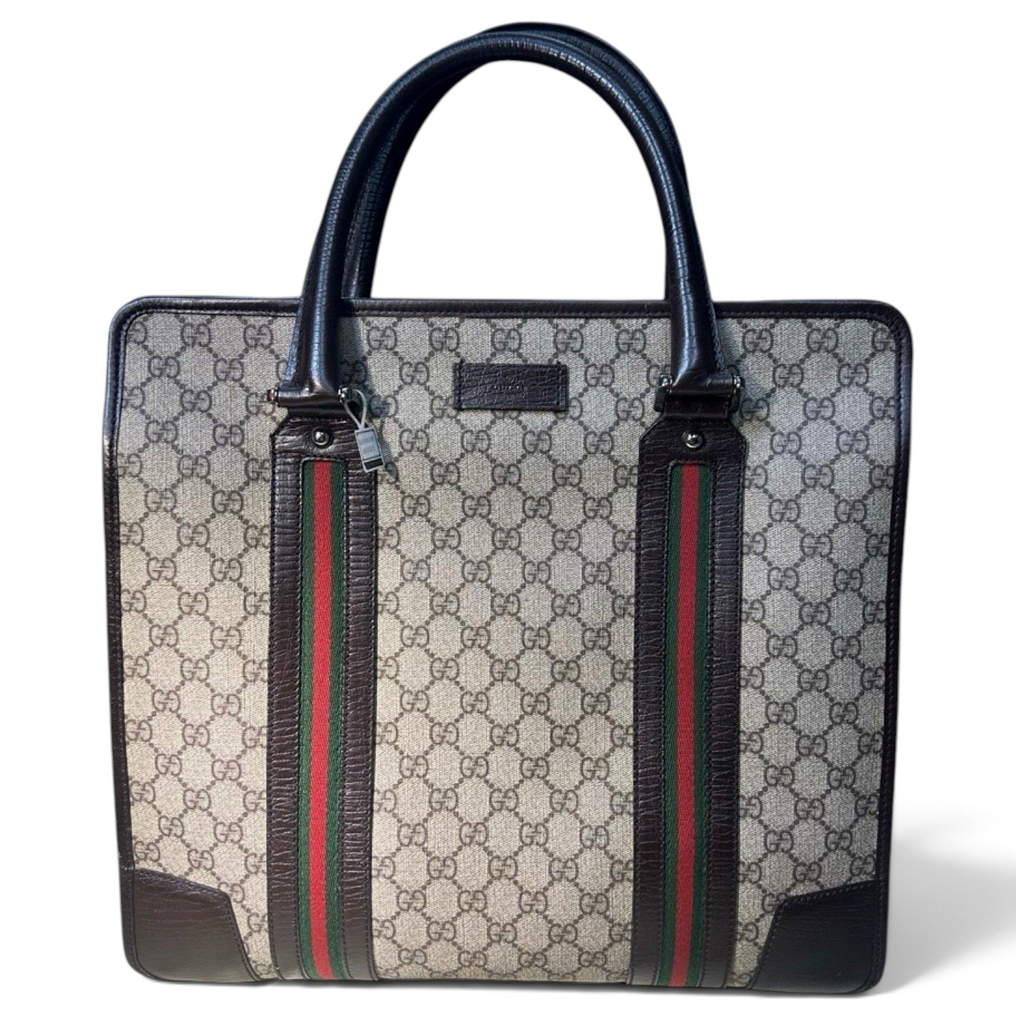 Leather tote