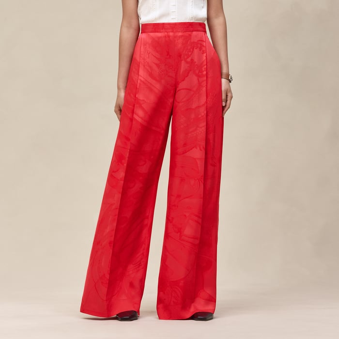 Rose Pivoine "Soleil De Soie Poudre" Pants