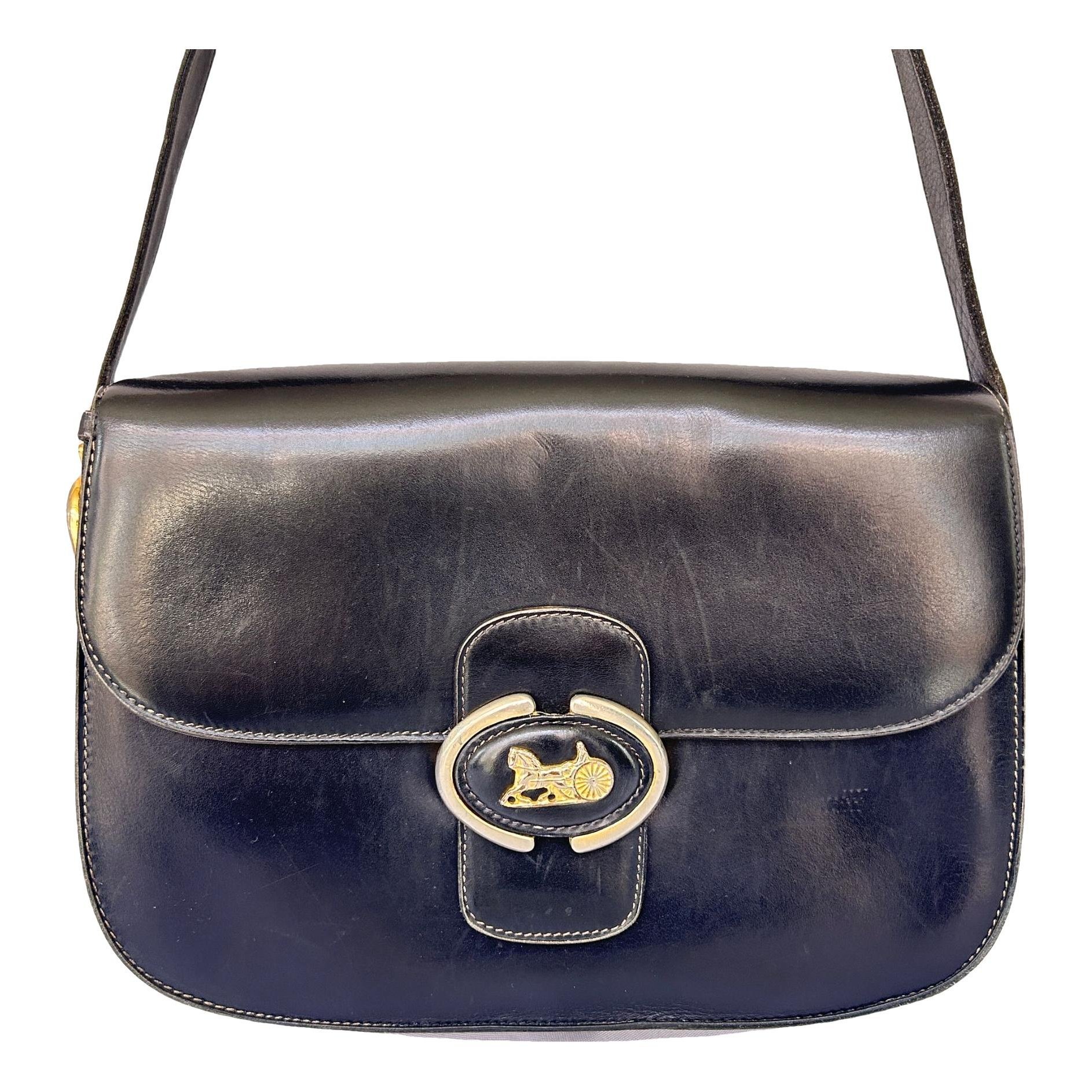 Leather crossbody bag