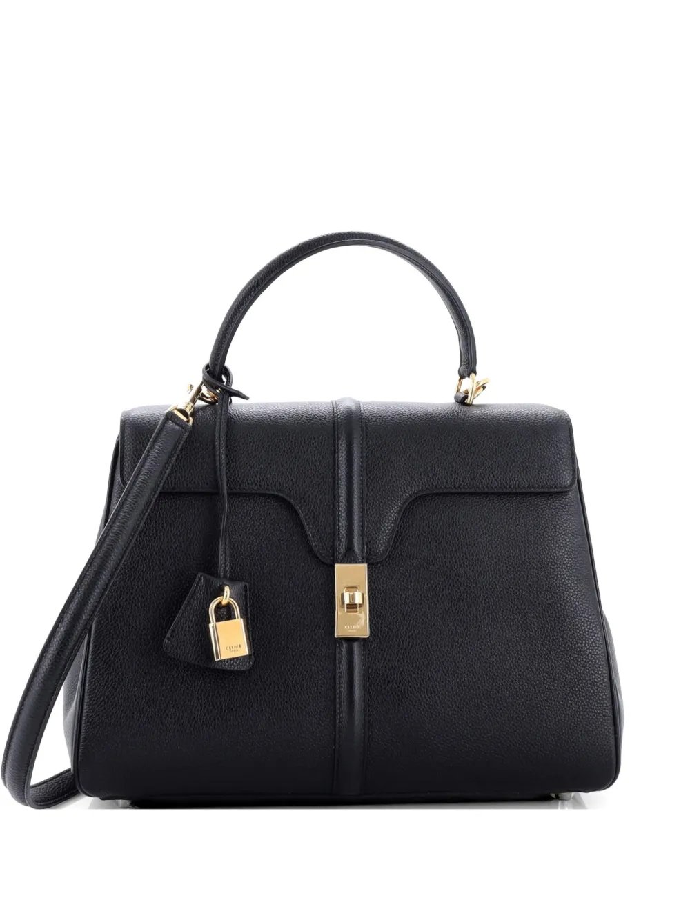 16 Top Handle Bag Grained Calfskin Medium shoulder bag