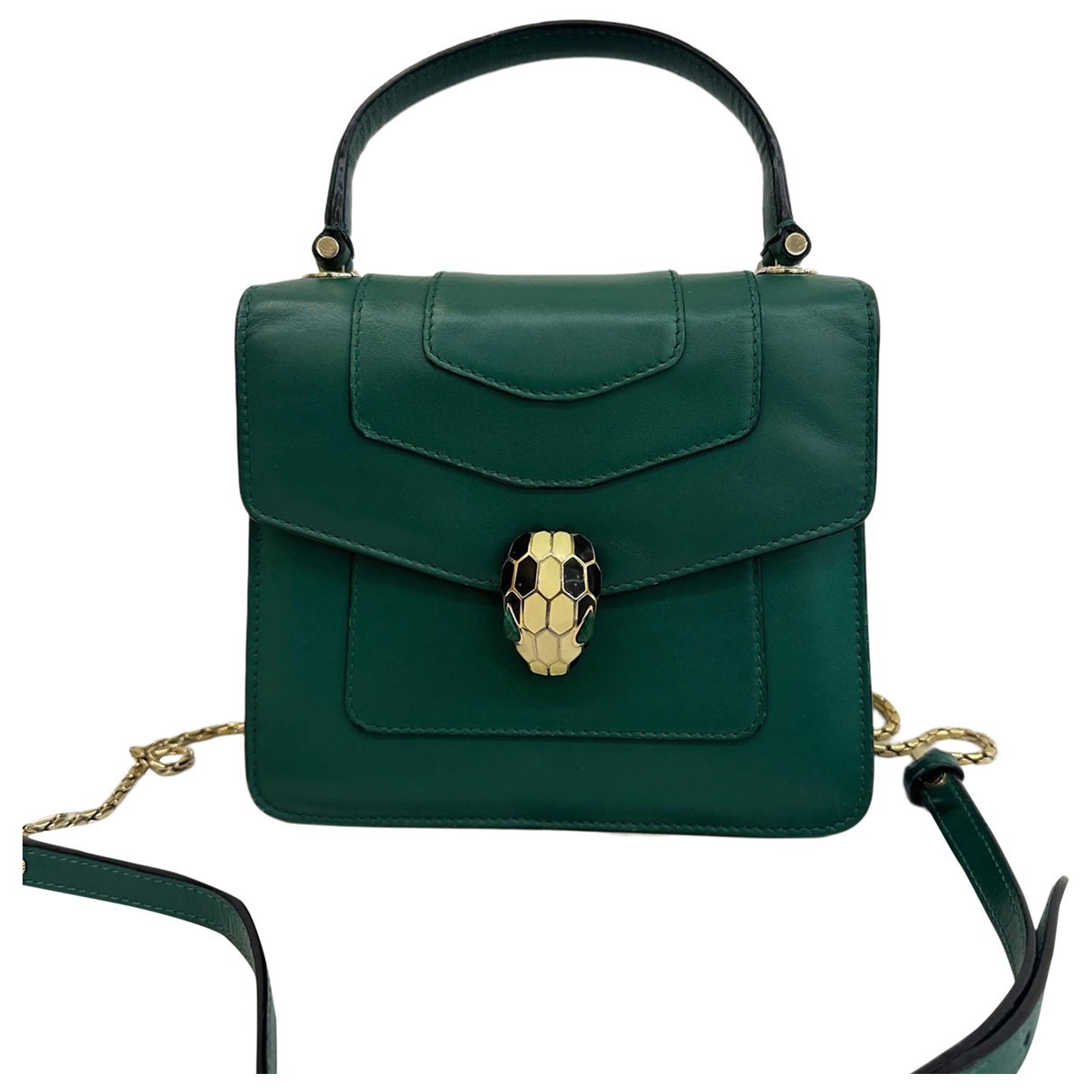 Serpenti leather crossbody bag