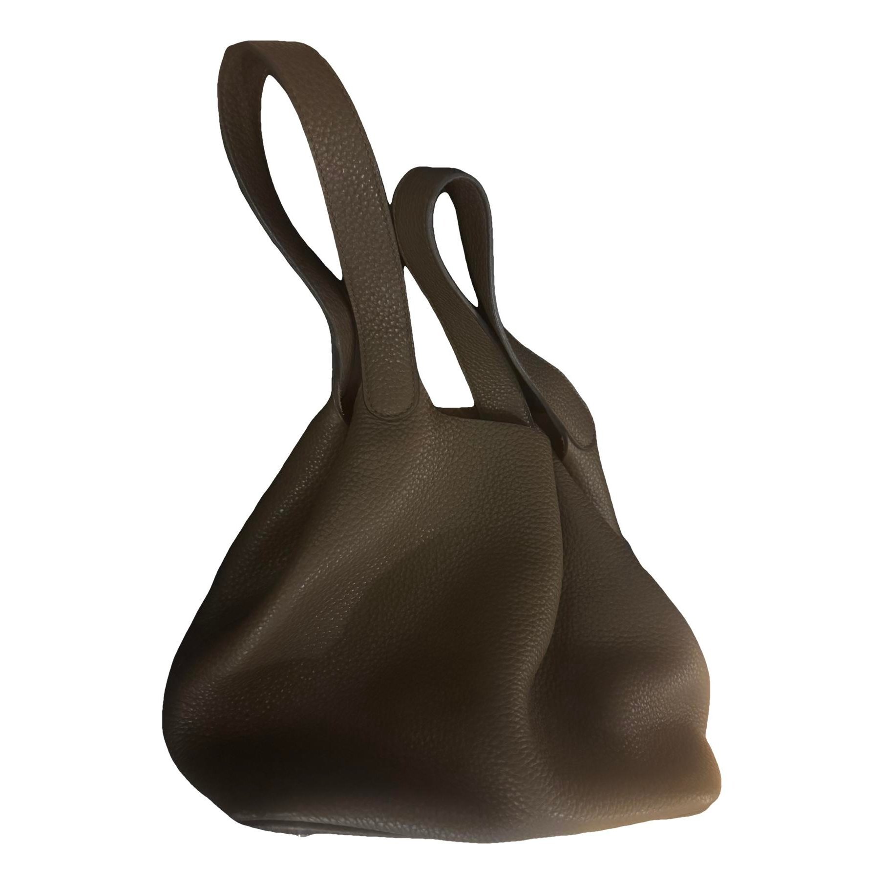 Hermes Picotin Handbag Clemence Leather